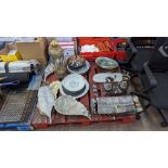 The contents of a pallet of decorative items, mostly with Middle Eastern inspiration
