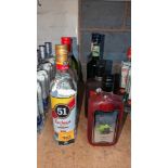 7 assorted bottles of liqueurs & spirits sold under AWRS number XQAW00000101017