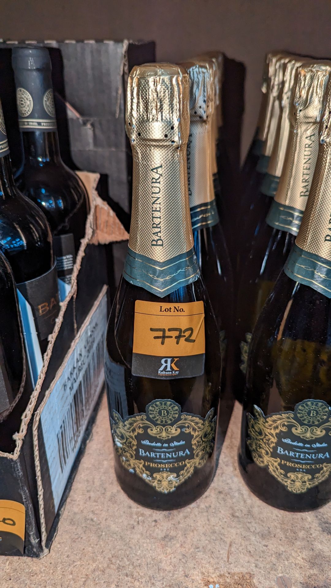 22 bottles of Bartenura Brut Prosecco Italian white sparkling wine sold under AWRS number XQAW000001 - Image 3 of 4