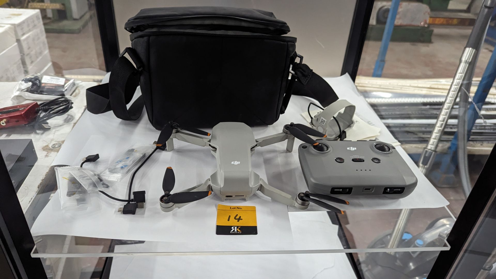 DJI Mini 2 drone including soft carry case, controller and other ancillaries. NB: no battery - Image 2 of 17