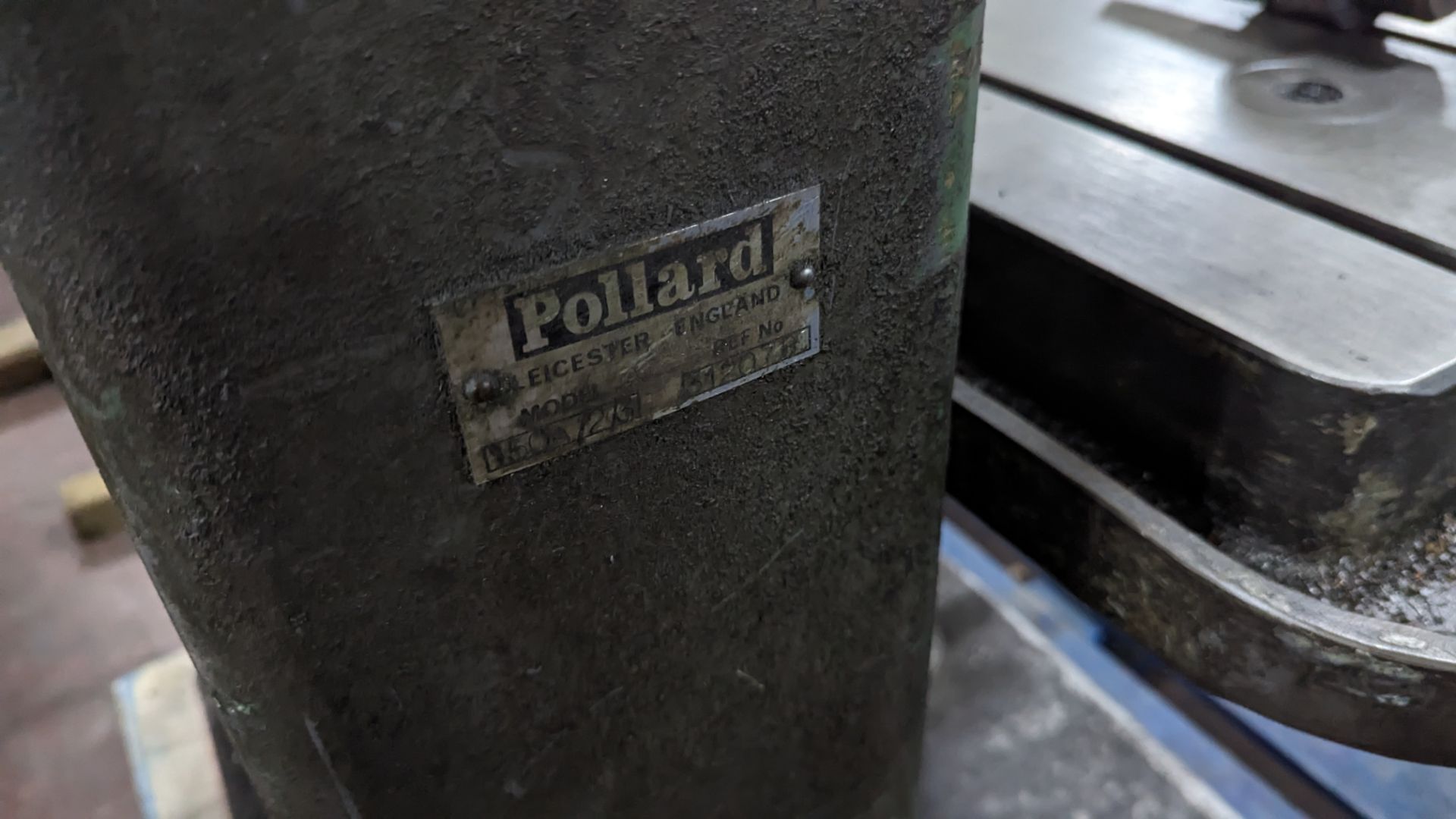 Pollard floor standing twin drill system on heavy duty base - Image 12 of 14