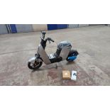 Model 21 ‘Yadea’ Electric Bike: Zero (0) recorded miles, silver/grey, 250w brushless DC hub motor, 4