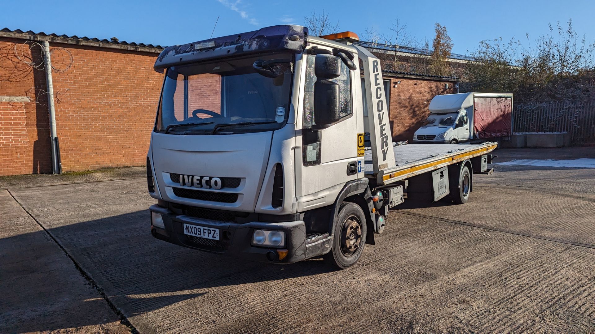 NX09 FPZ Iveco Euro 5 recovery truck. MOT valid until Jun 2024