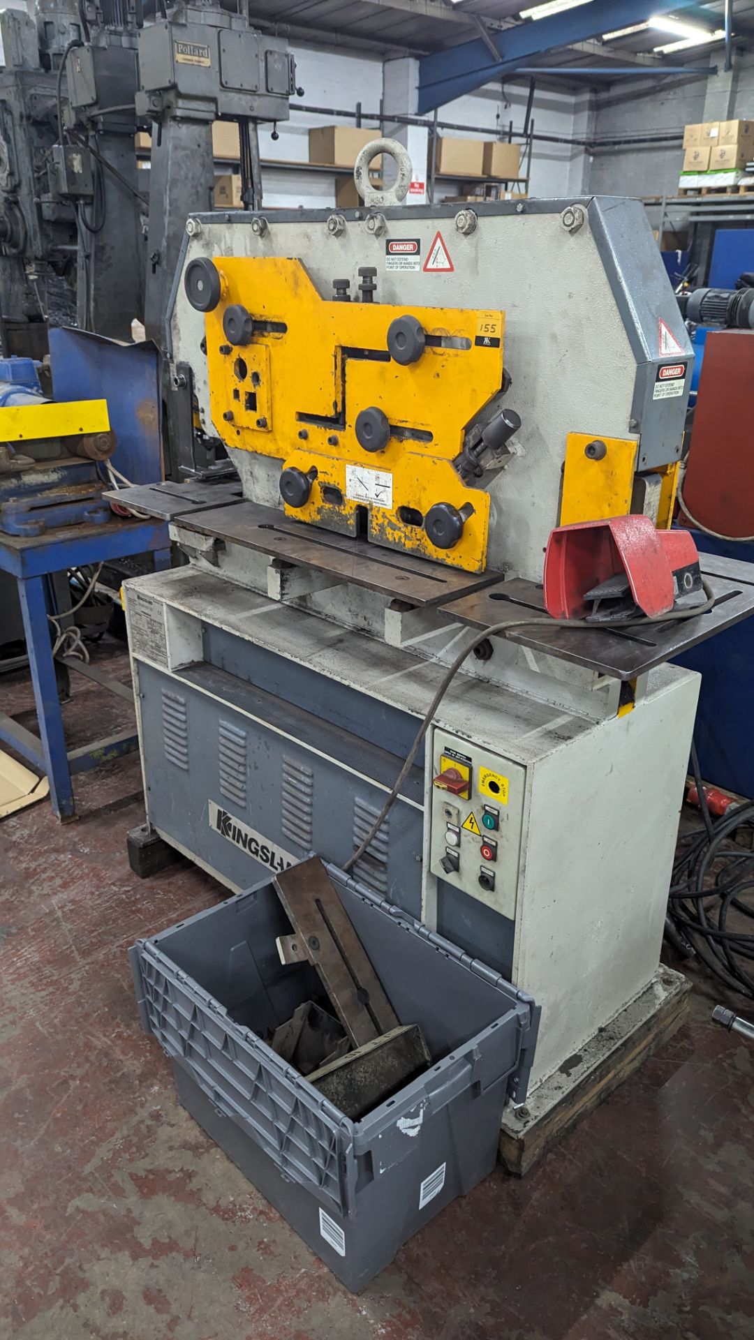 Kingsland Compact 60 hydraulic metalworker for punching, shearing, angle cutting, section cutting an - Image 17 of 22
