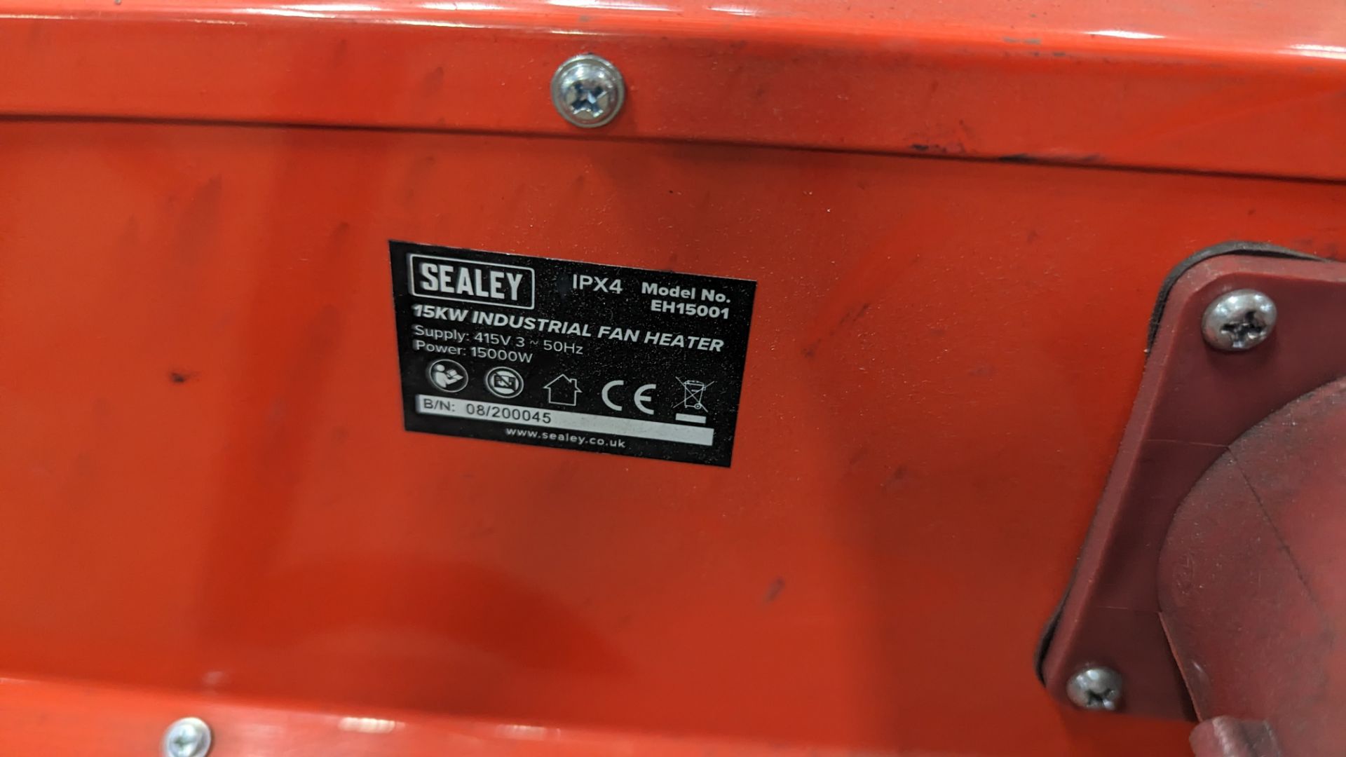 Sealey 15kw industrial fan heater - Image 6 of 7