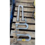3 off assorted clamps