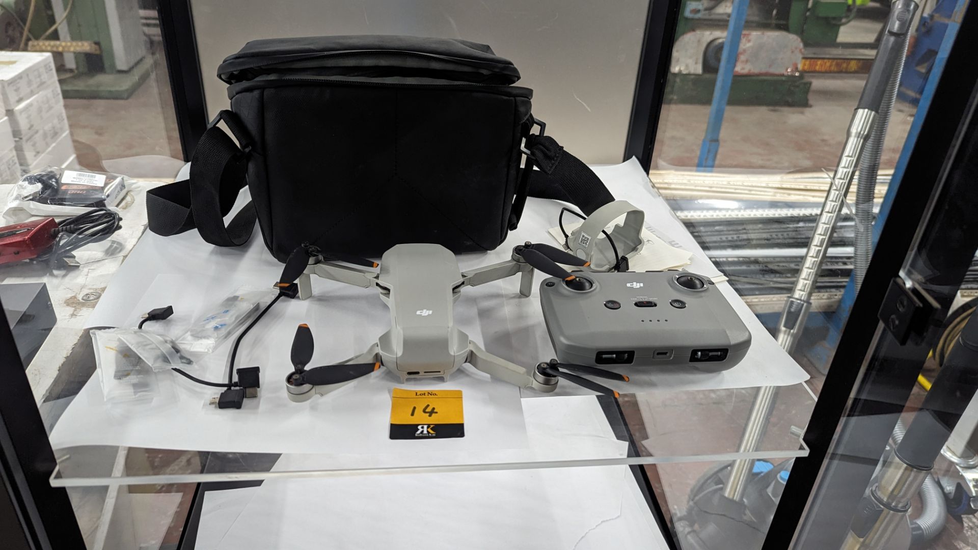 DJI Mini 2 drone including soft carry case, controller and other ancillaries. NB: no battery - Image 3 of 17