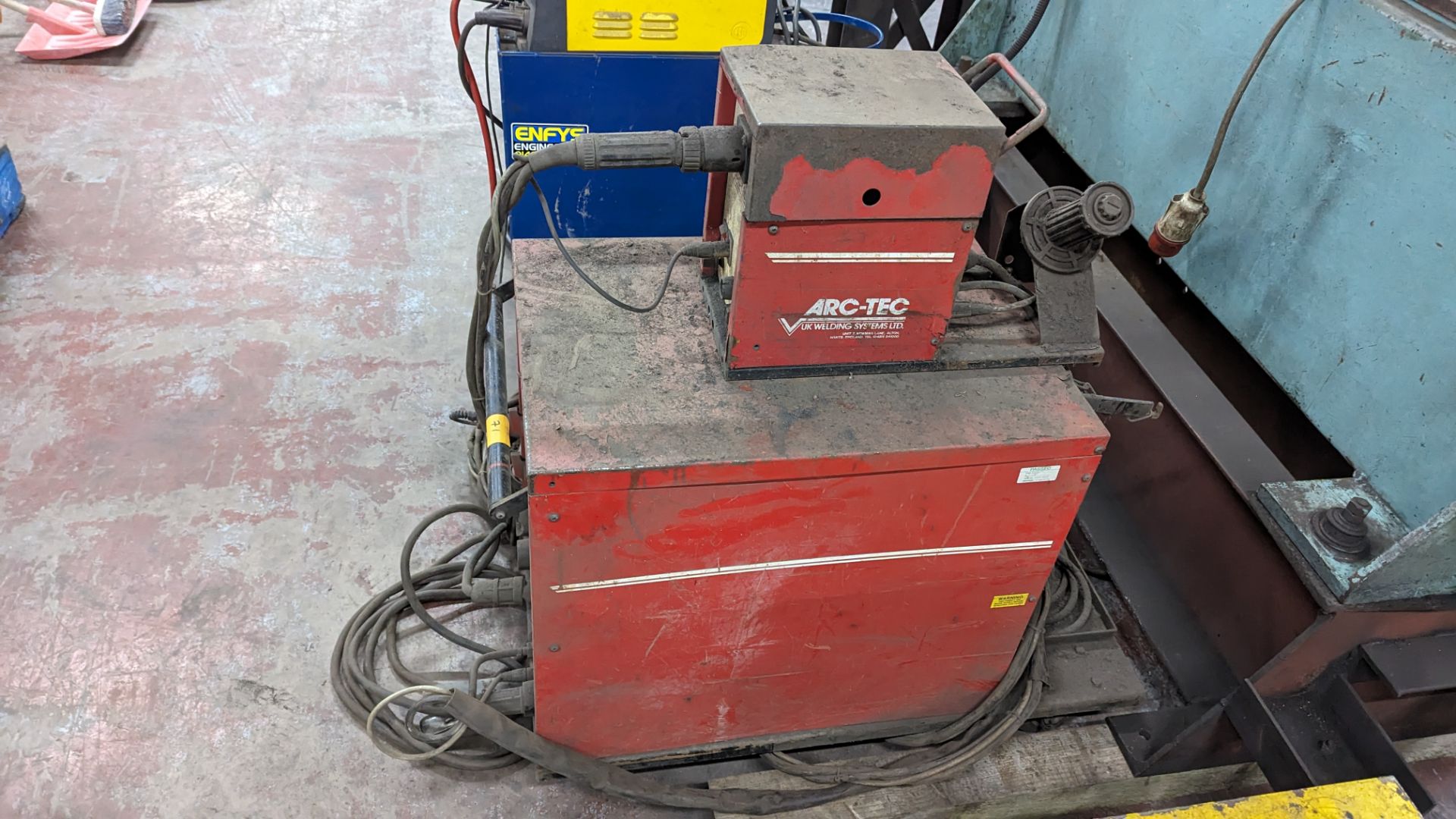 Arc Tec 250 welding system with model PSF2 feed, as located on top, plus various other ancillaries, - Image 10 of 10