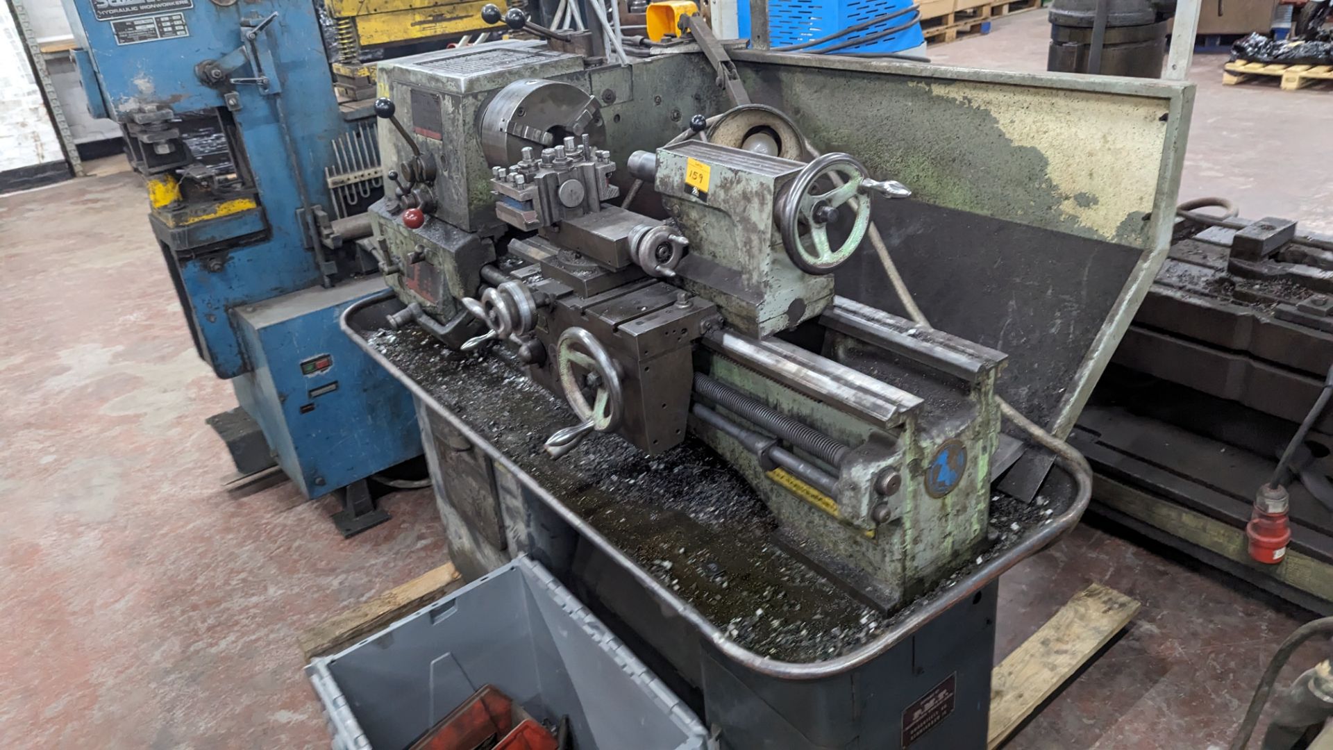 Colchester Student lathe including tooling in crate (as pictured in front of the lathe) NB: crate ex - Image 18 of 27