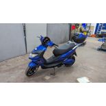 Model 50 Electric Motorbike: Delivery Miles (no more than 3 recorded km on the odometer), blue, 5000
