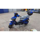 Model 50 Electric Motorbike: Delivery Miles (no more than 3 recorded km on the odometer), blue, 5000