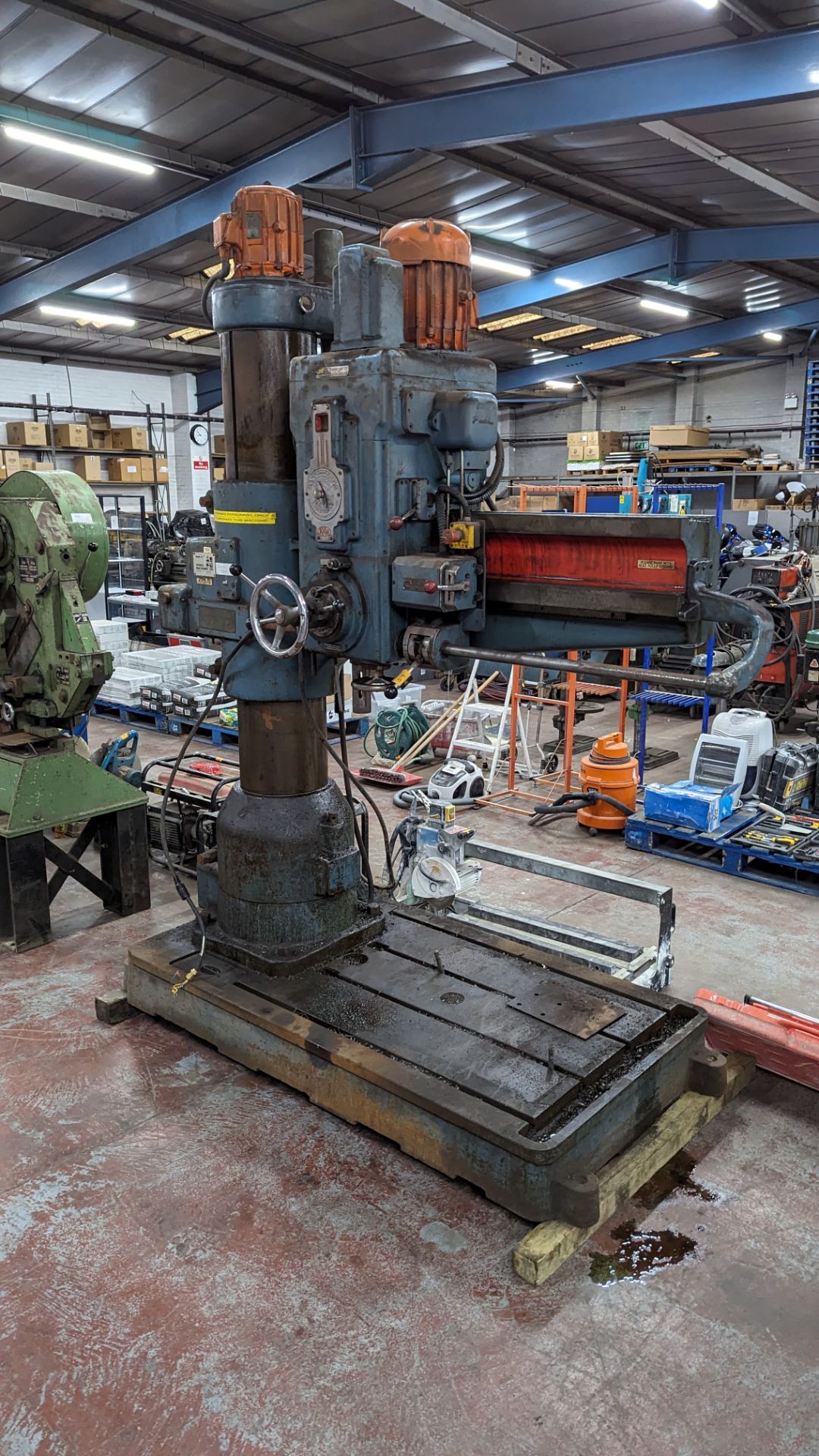 Kitchen & Wade radial arm drill type 40E26, rebuilt by Stokes Machinery Ltd - Image 2 of 12