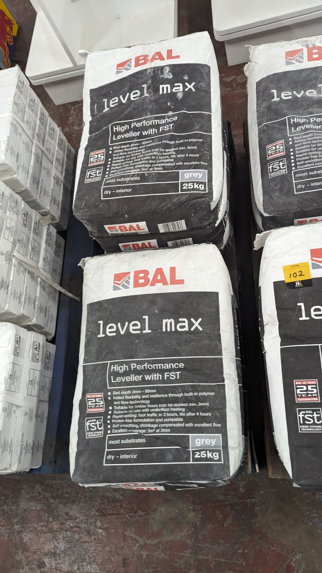 9 off 25kg sacks of Bal level max high performance leveller with FST - Image 5 of 10