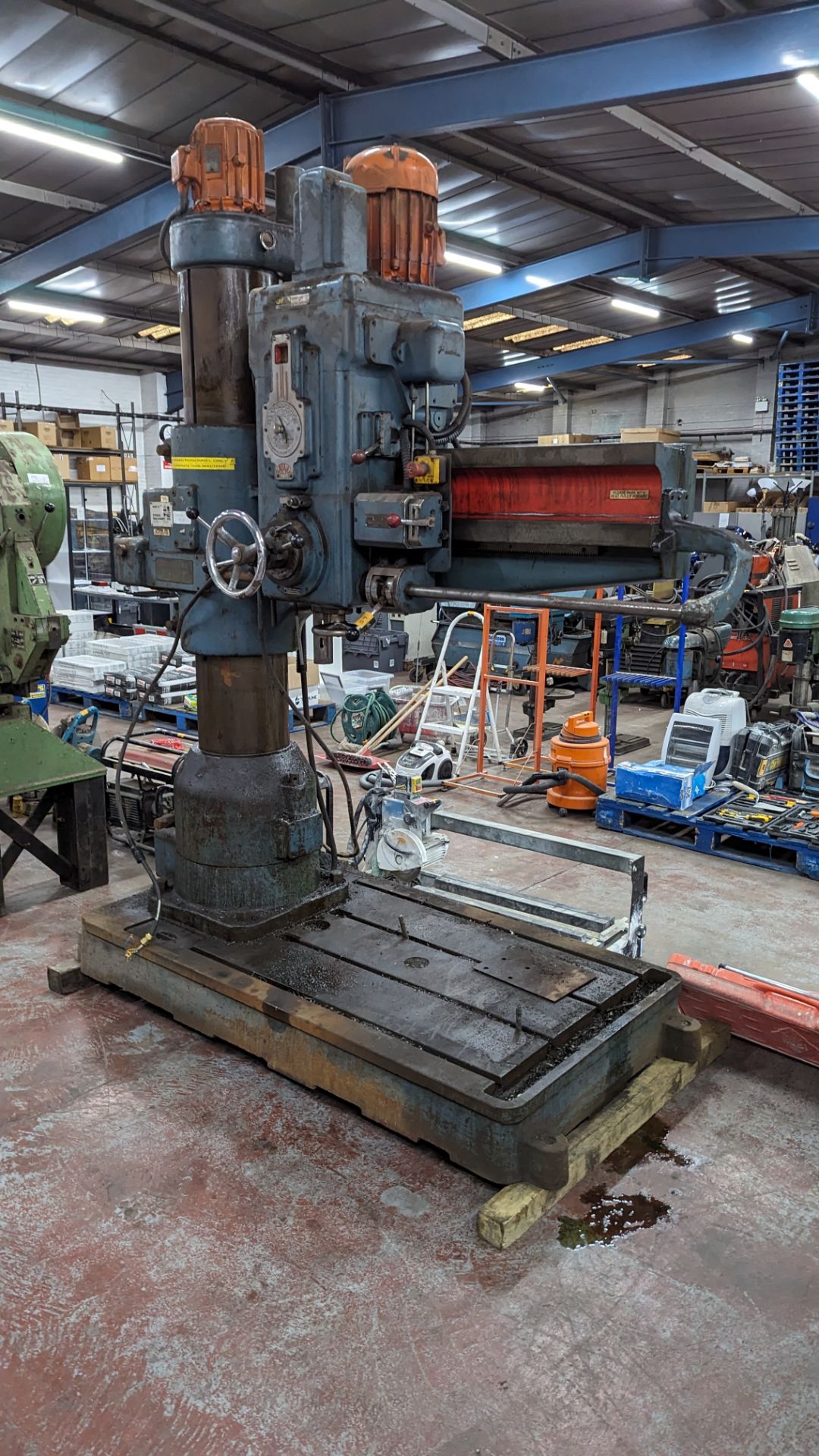 Kitchen & Wade radial arm drill type 40E26, rebuilt by Stokes Machinery Ltd