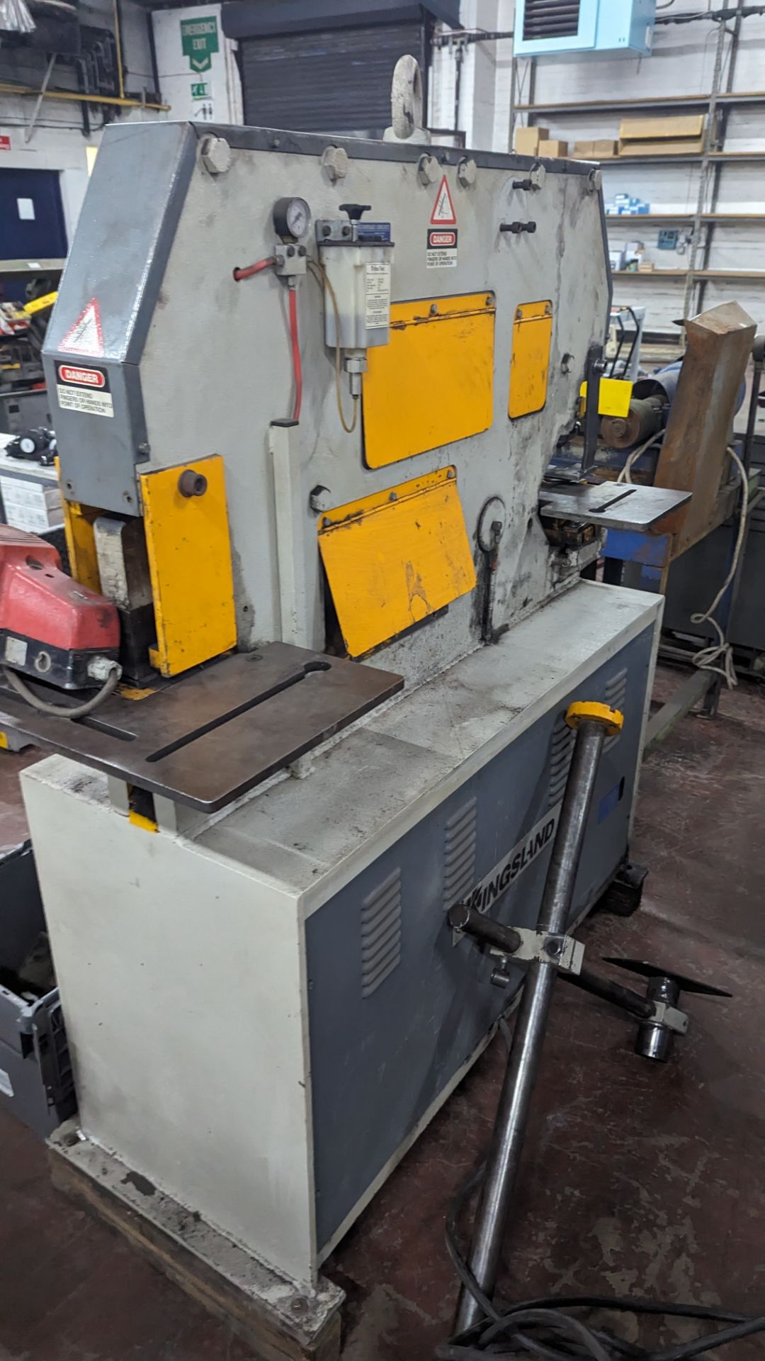 Kingsland Compact 60 hydraulic metalworker for punching, shearing, angle cutting, section cutting an - Image 8 of 22