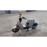 Model 21 ‘Yadea’ Electric Bike: Zero (0) recorded miles, silver/grey, 250w brushless DC hub motor, 4