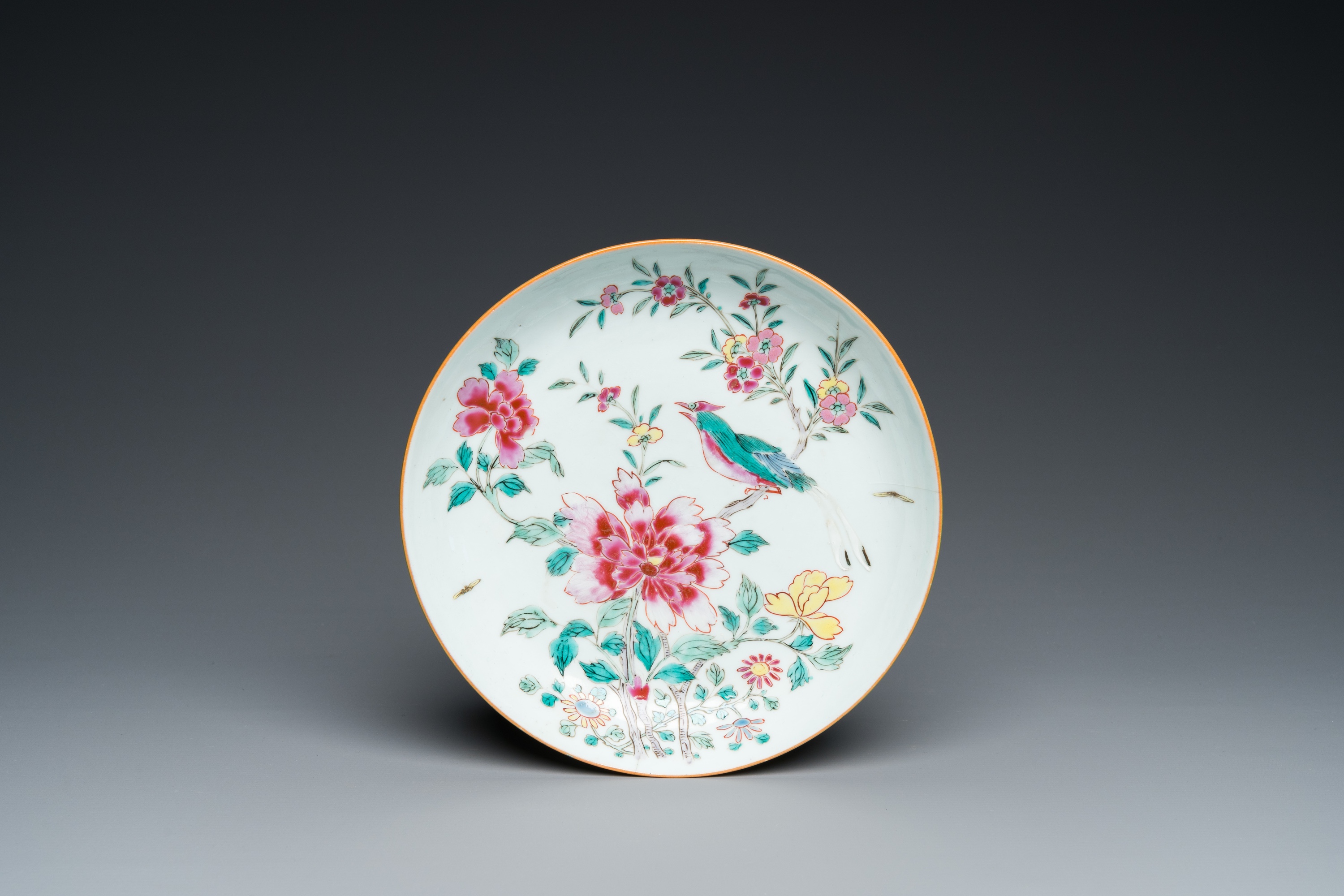 Six Chinese blue and white and famille rose porcelain wares, Kangxi and later - Image 2 of 11