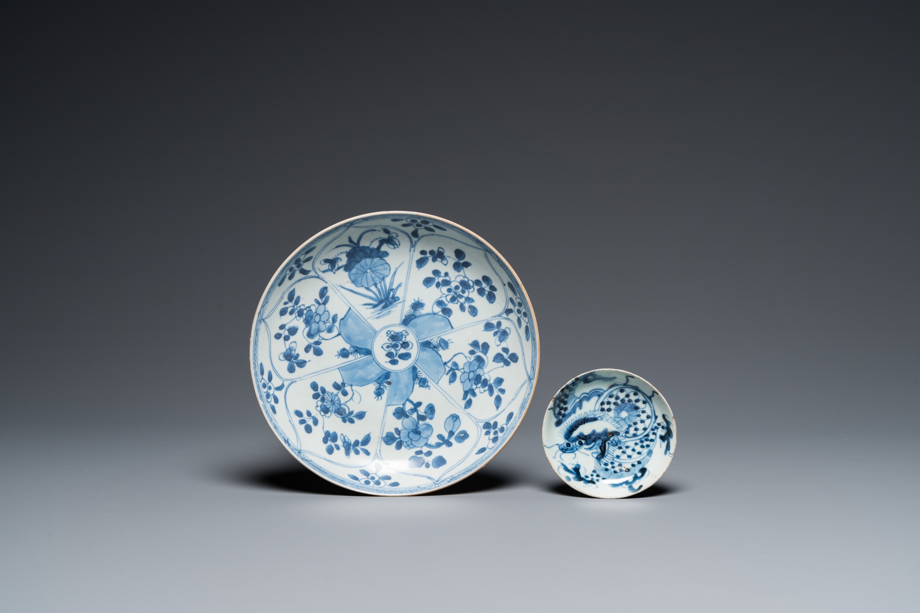 16 Chinese blue and white wares, Kangxi/Qianlong - Image 6 of 15