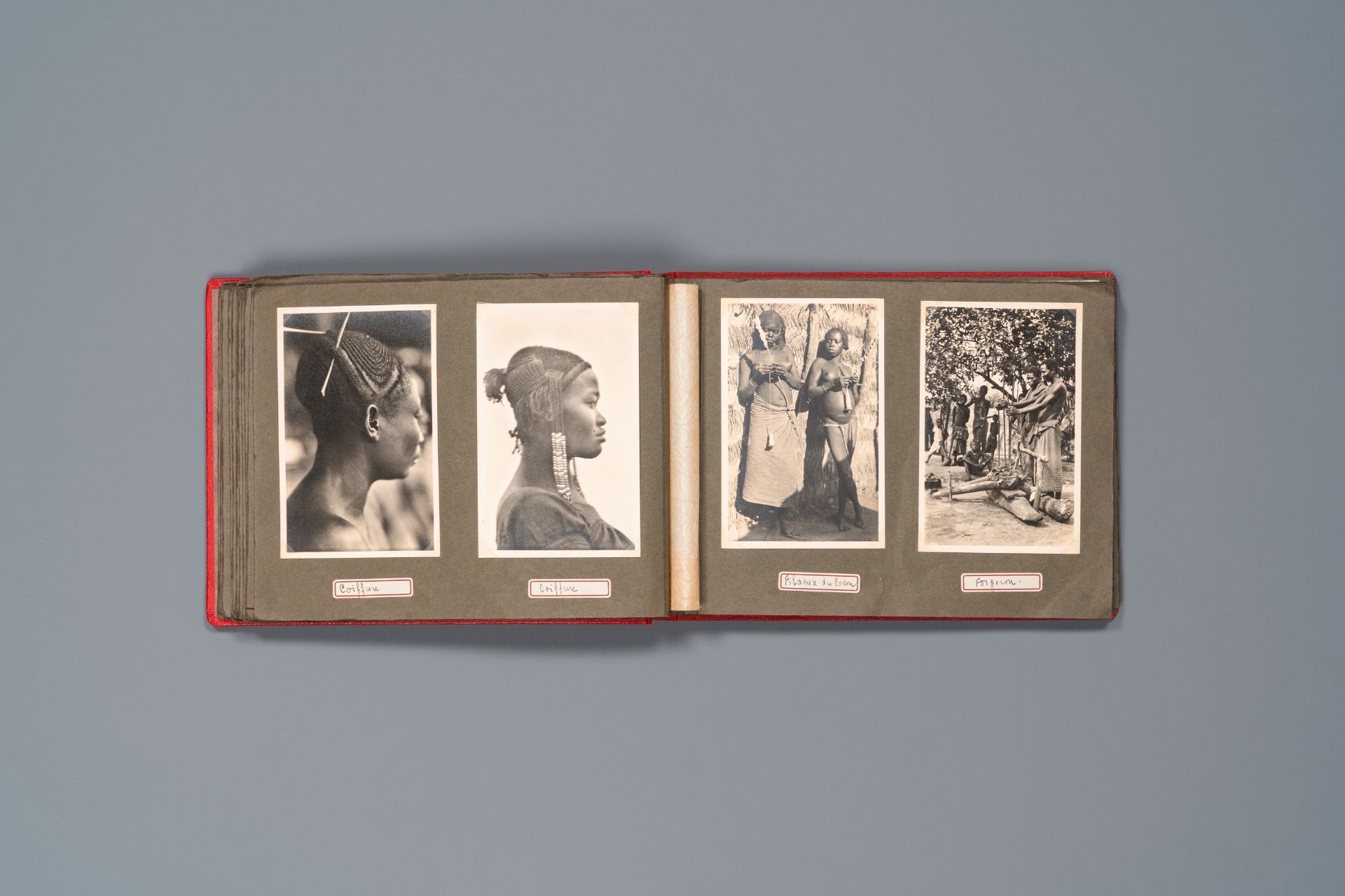 Casimir Zagourski (1883-1944): Album with 90 black and white photographs from the series 'L'Afrique - Image 13 of 26