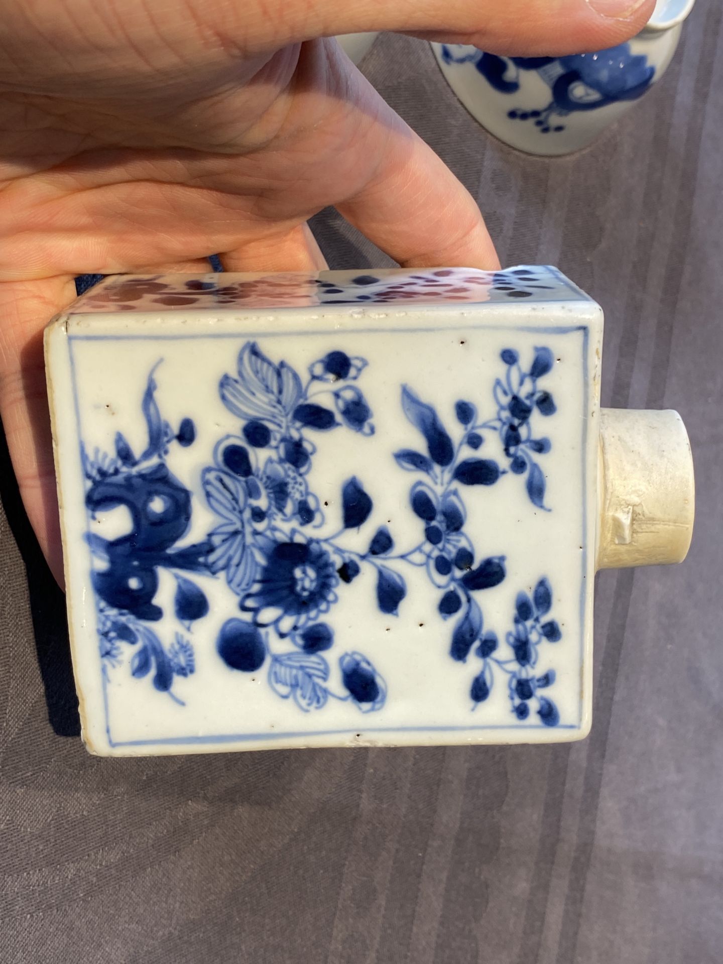 14 Chinese blue and white tea wares, Kangxi and later - Image 41 of 62