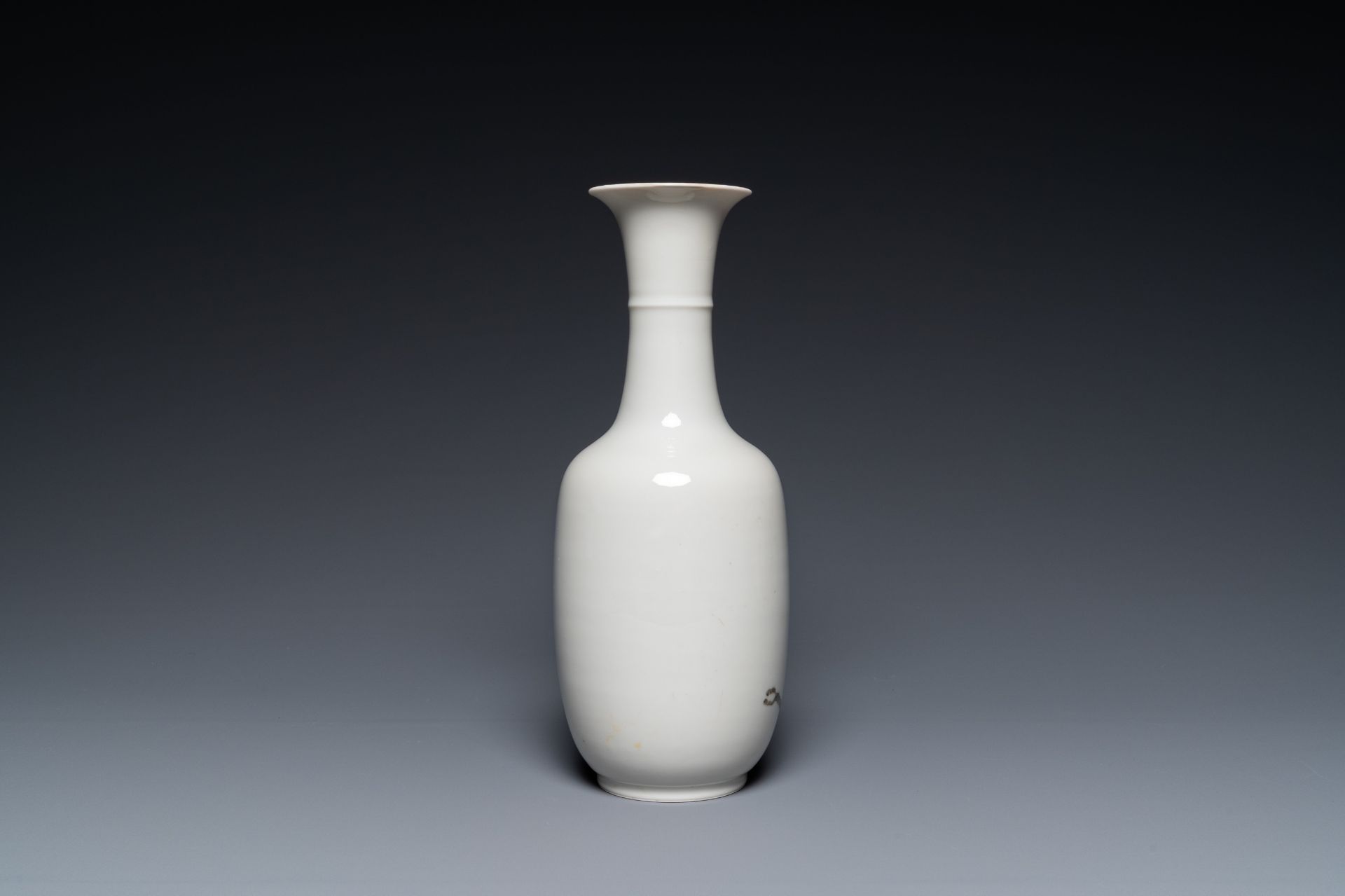 A Chinese famille rose 'Shou Lao' vase, Hongxian mark, 20th C. - Bild 4 aus 17