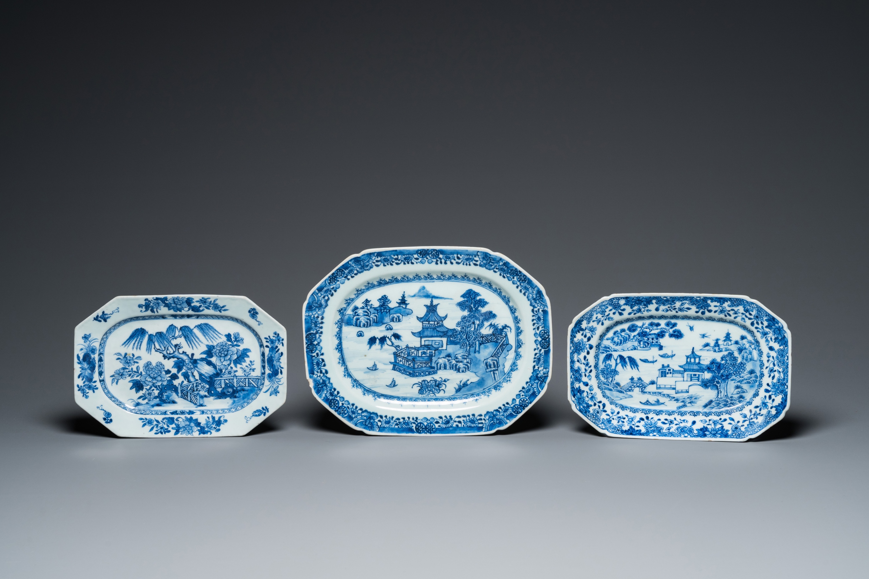 16 Chinese blue and white wares, Kangxi/Qianlong - Image 2 of 15