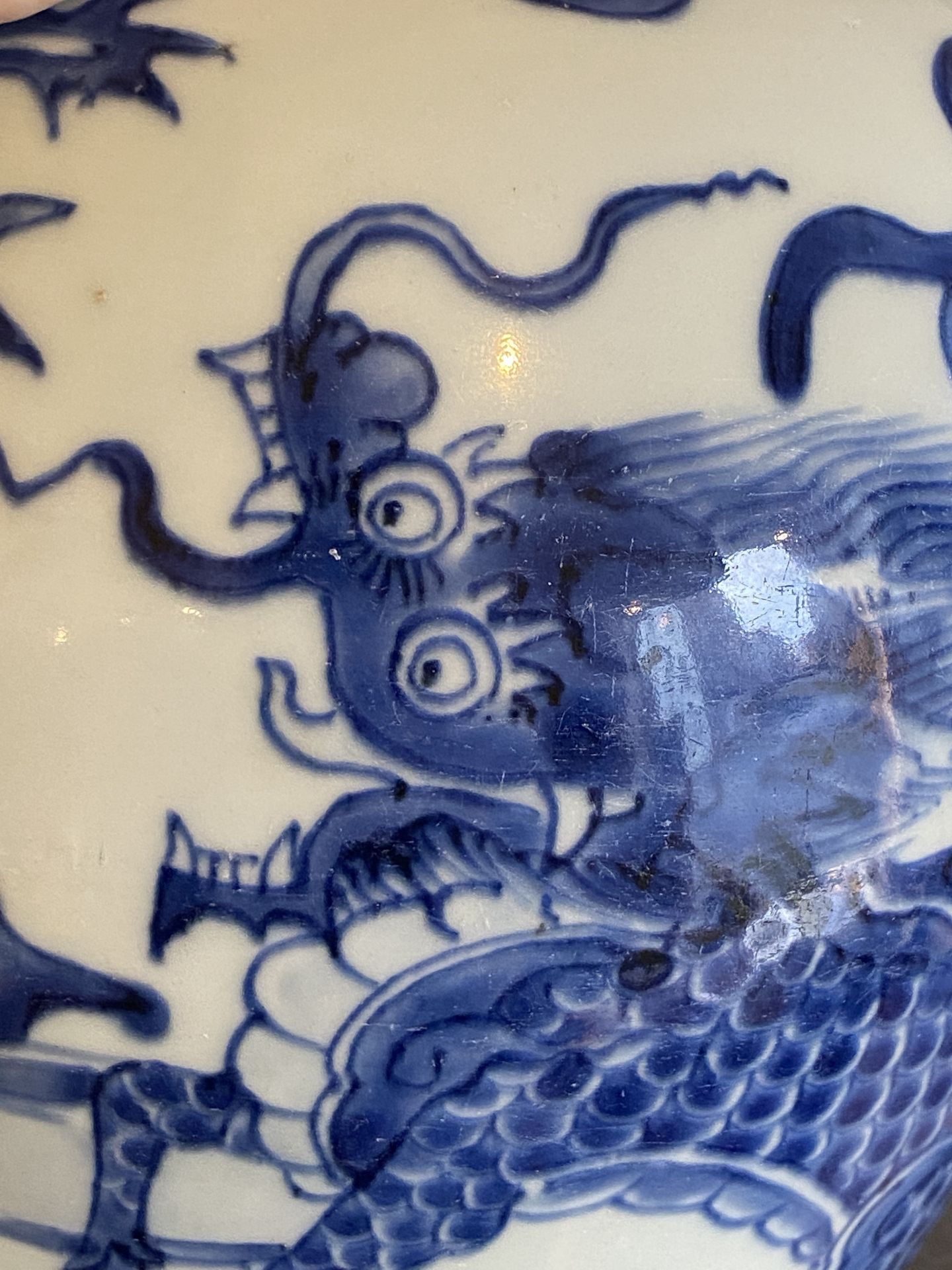 A Chinese blue and white 'qilin' jar, Shunzhi - Bild 13 aus 23