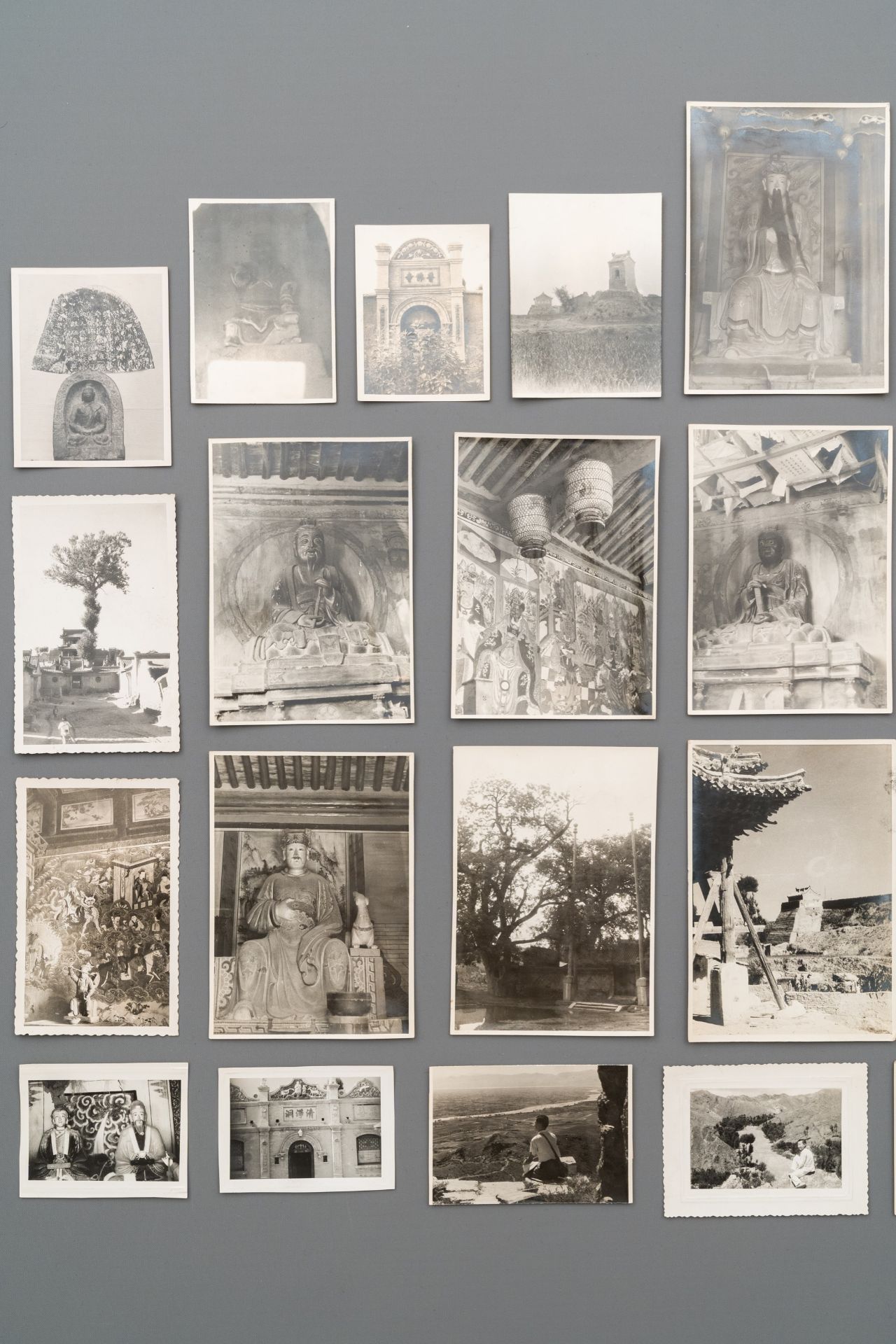 The photo archive of temples and artworks by Willem Grootaers for his book 'The sanctuaries in a Nor - Image 11 of 65