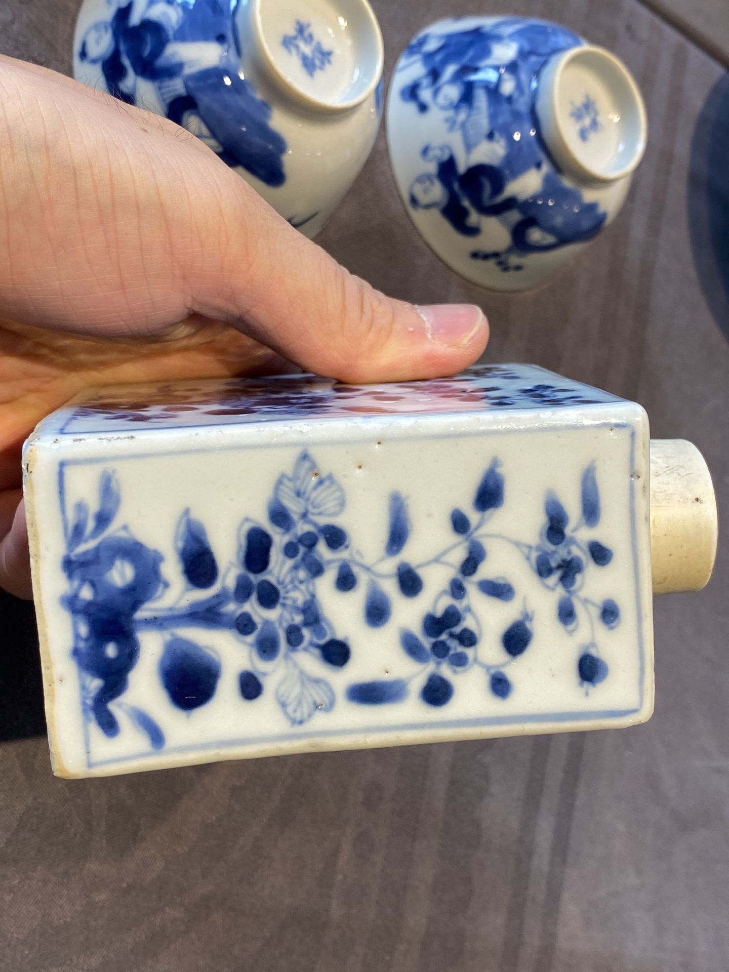 14 Chinese blue and white tea wares, Kangxi and later - Image 42 of 62