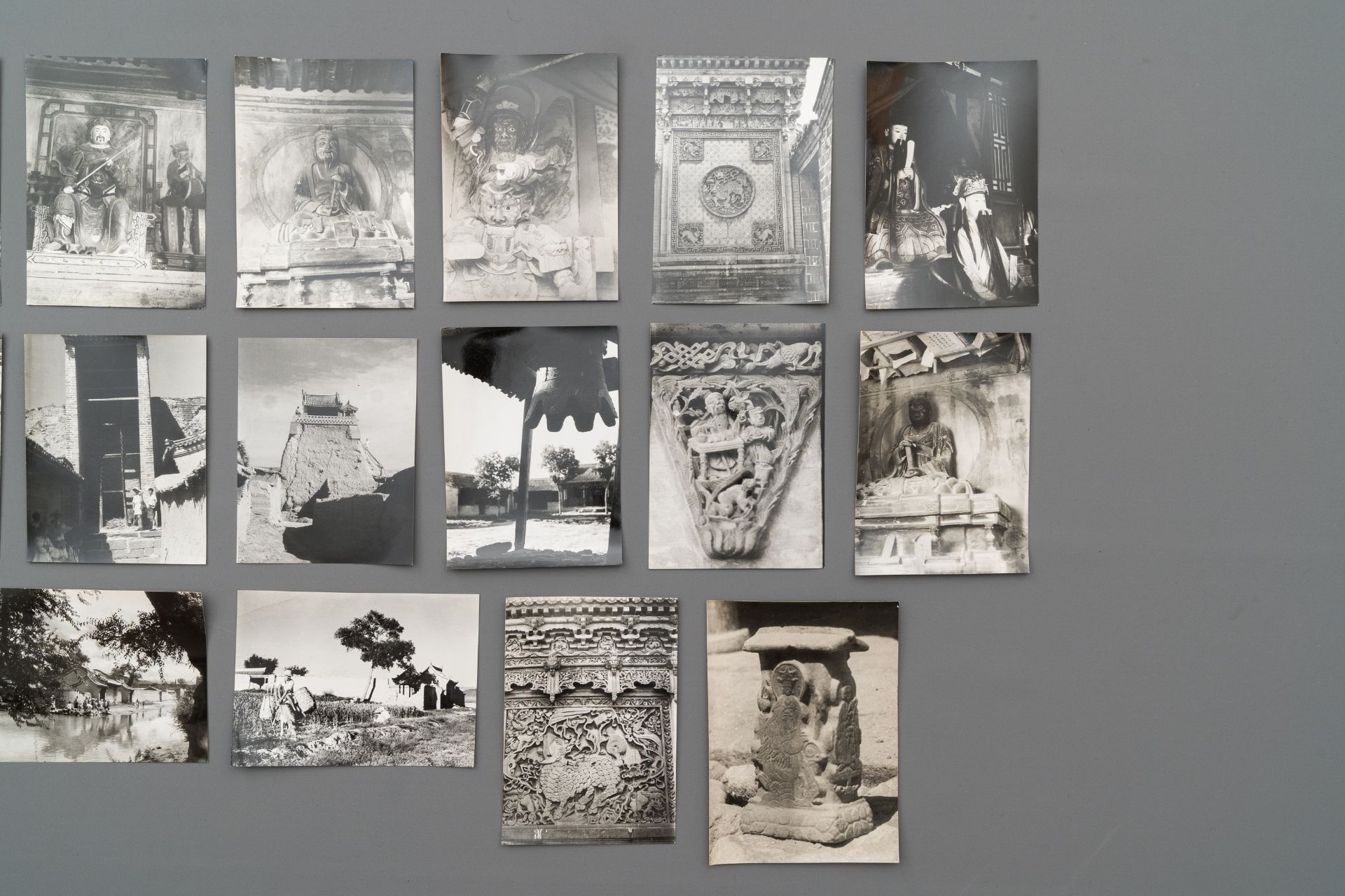 The photo archive of temples and artworks by Willem Grootaers for his book 'The sanctuaries in a Nor - Image 19 of 65