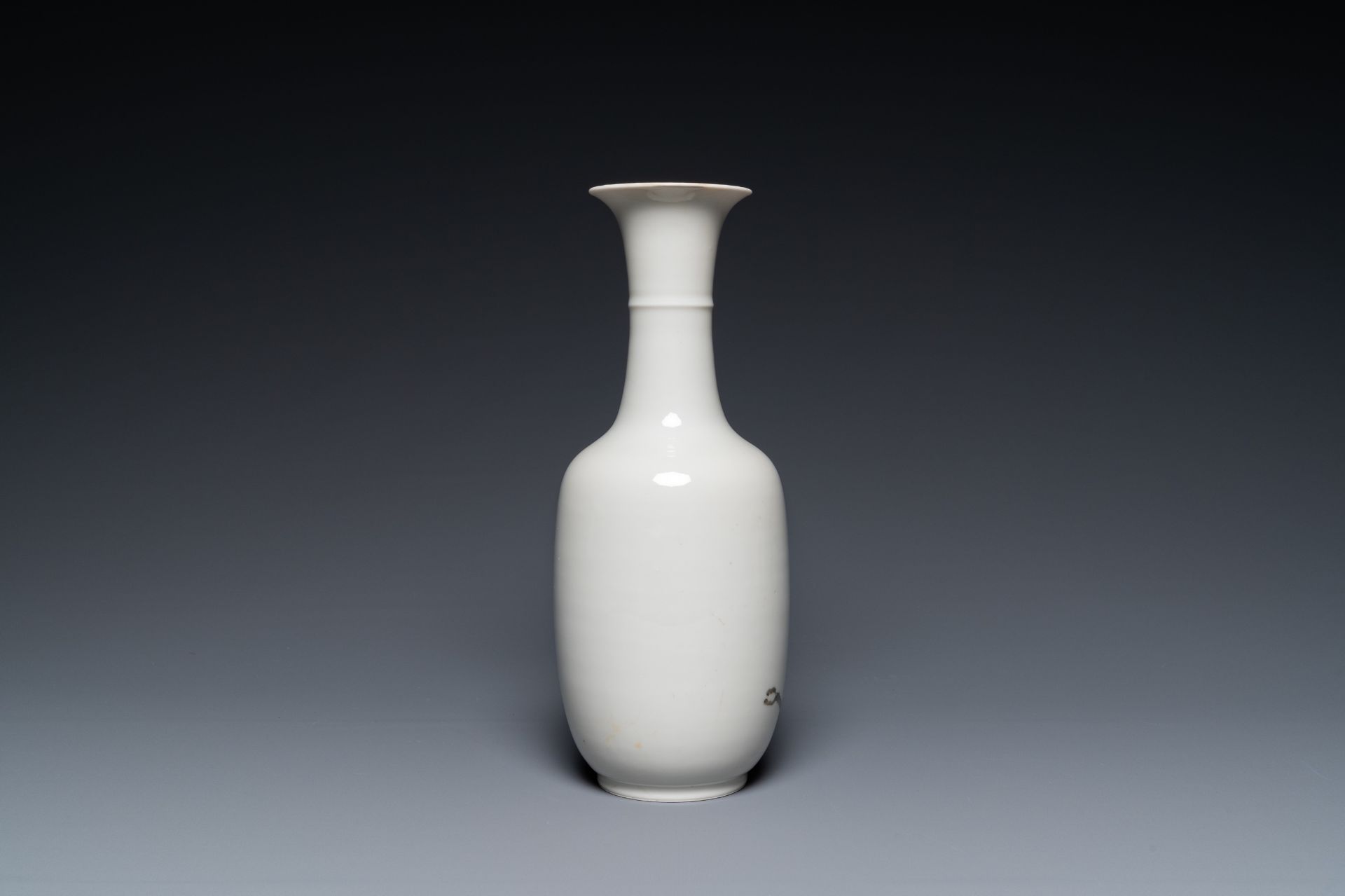 A Chinese famille rose 'Shou Lao' vase, Hongxian mark, 20th C. - Bild 3 aus 17
