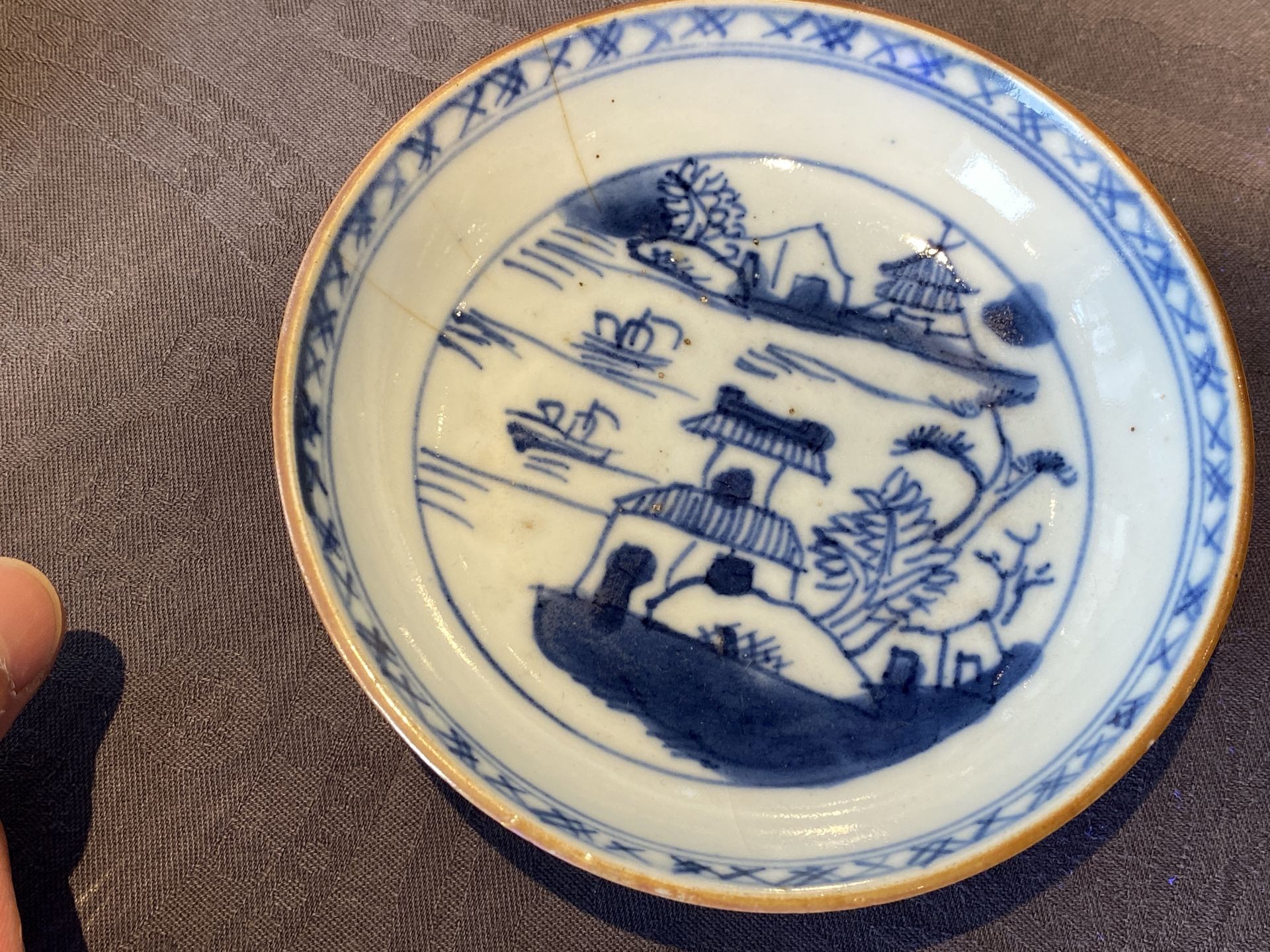 14 Chinese blue and white tea wares, Kangxi and later - Image 57 of 62