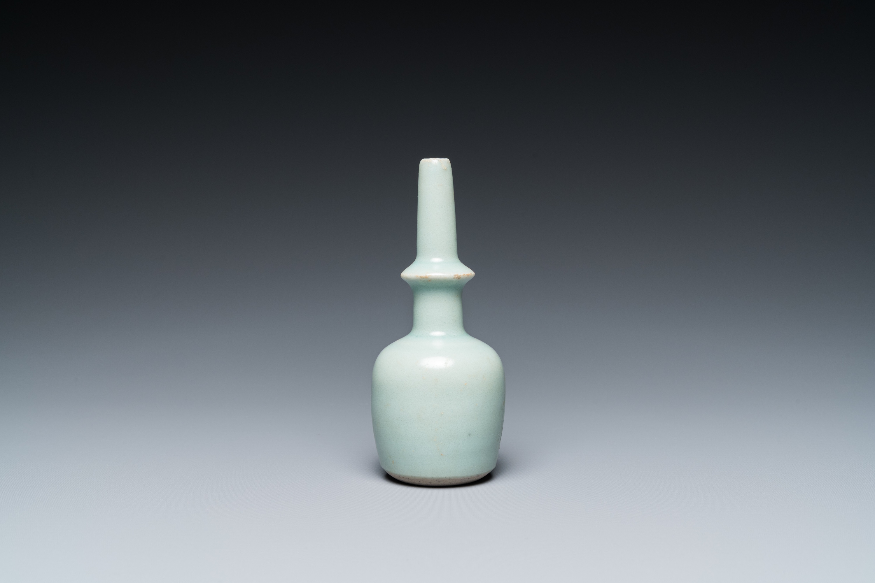 A Chinese celadon-glazed miniature 'kundika' vase, Song/Yuan - Image 2 of 16