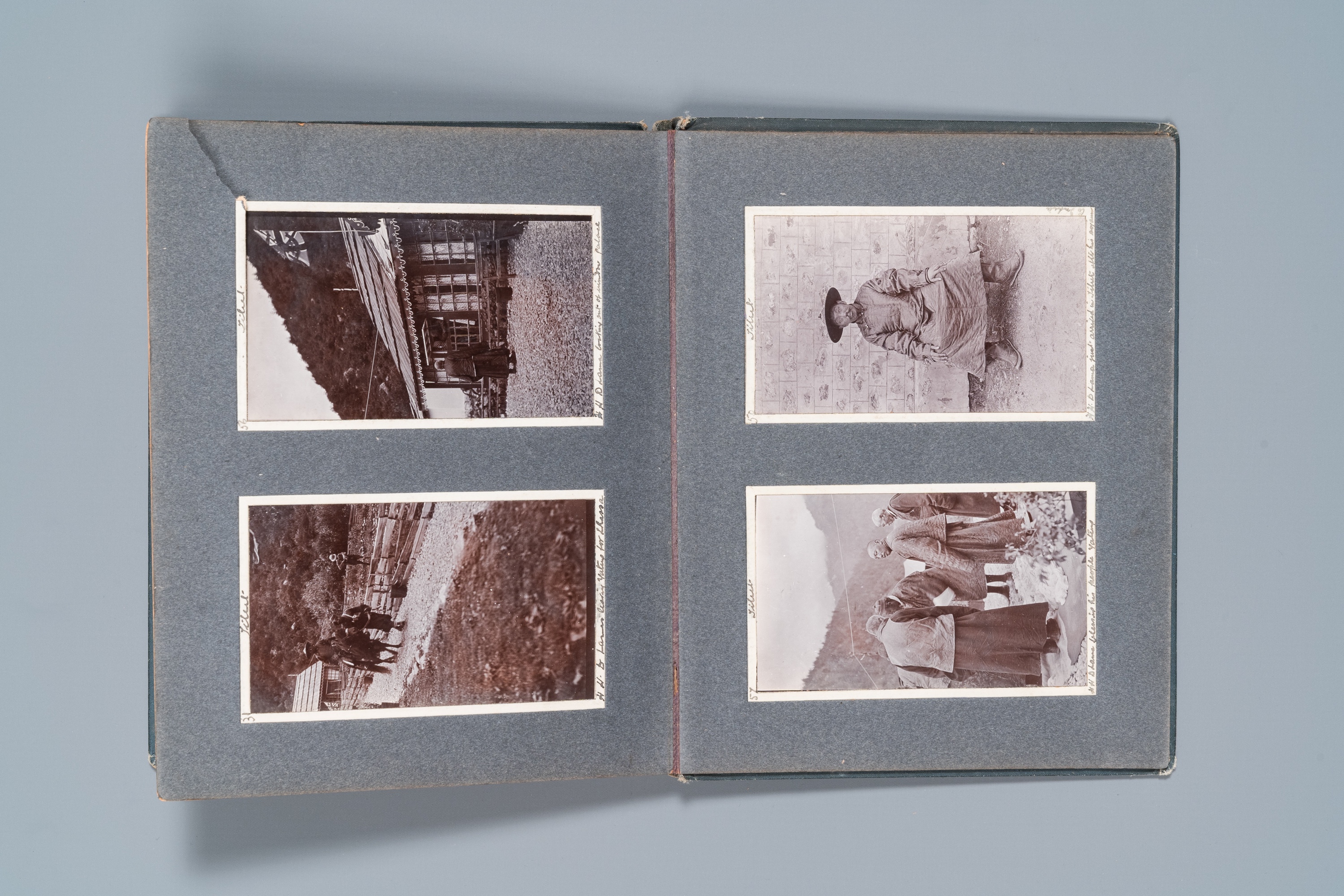 A rare photo album on the 13th Dalai Lama's return from exile from India, ca. 1912/1913 - Image 16 of 21