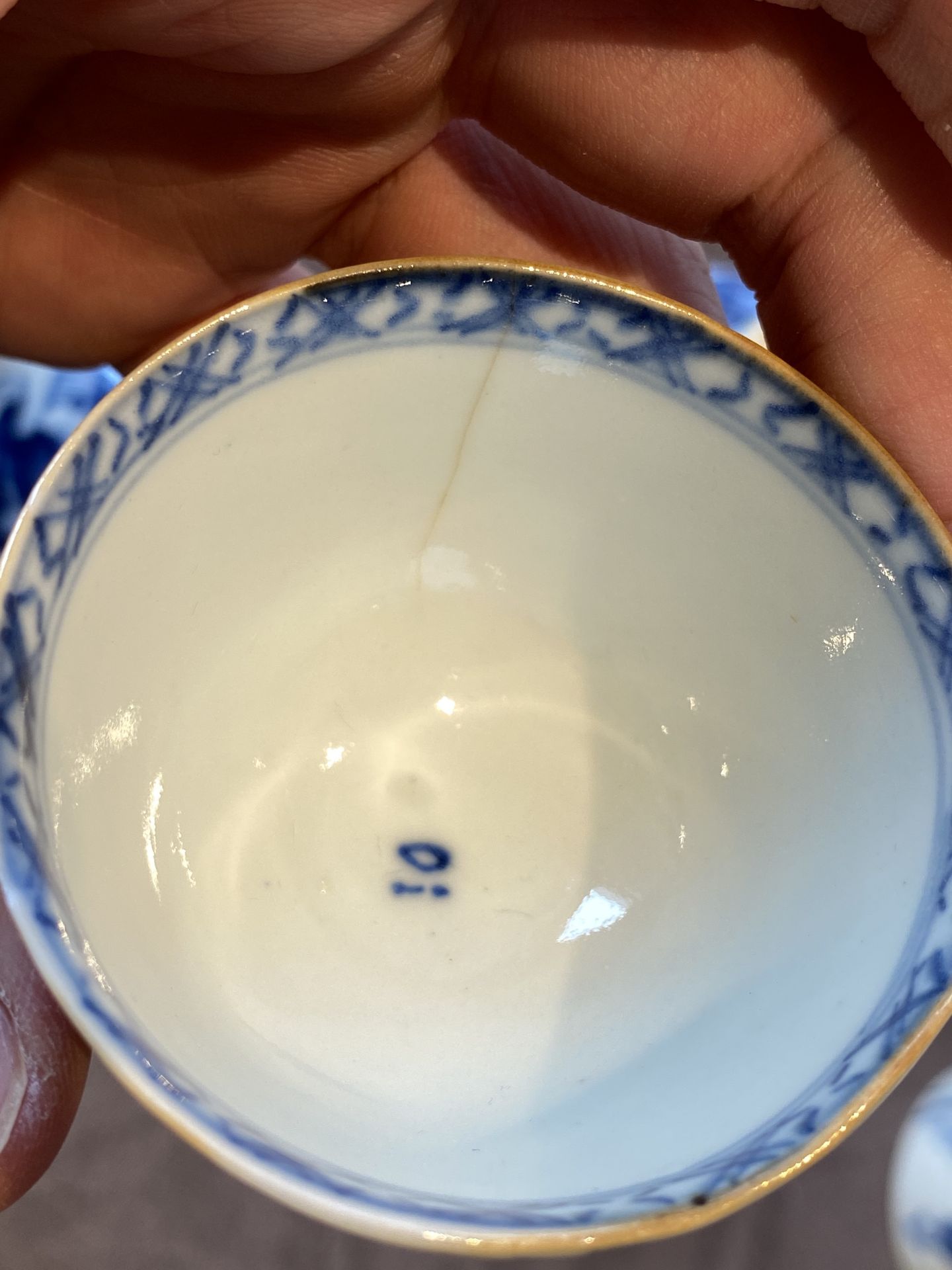 14 Chinese blue and white tea wares, Kangxi and later - Image 38 of 62