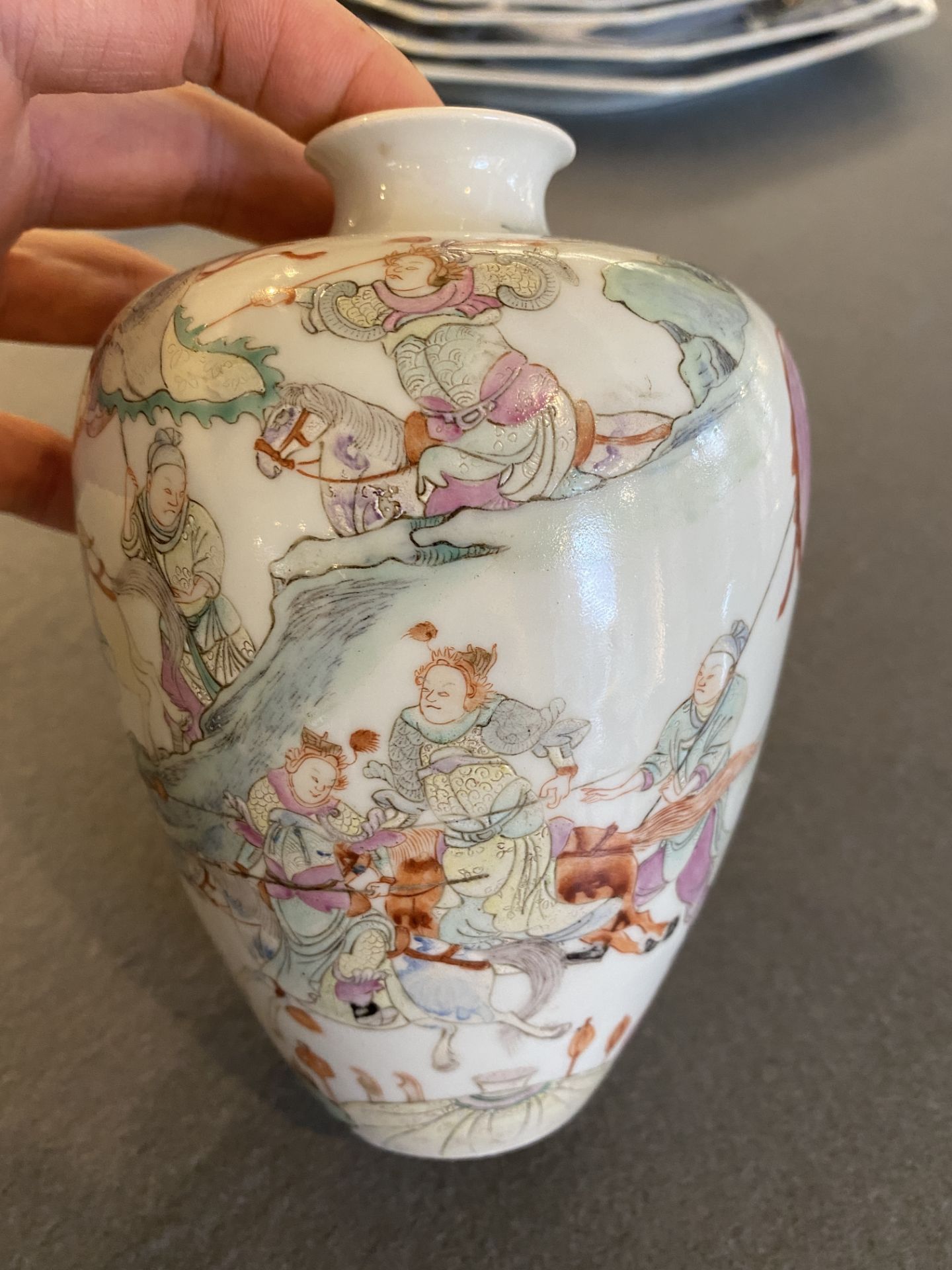 A Chinese famille rose 'meiping' vase, Republic - Image 10 of 16