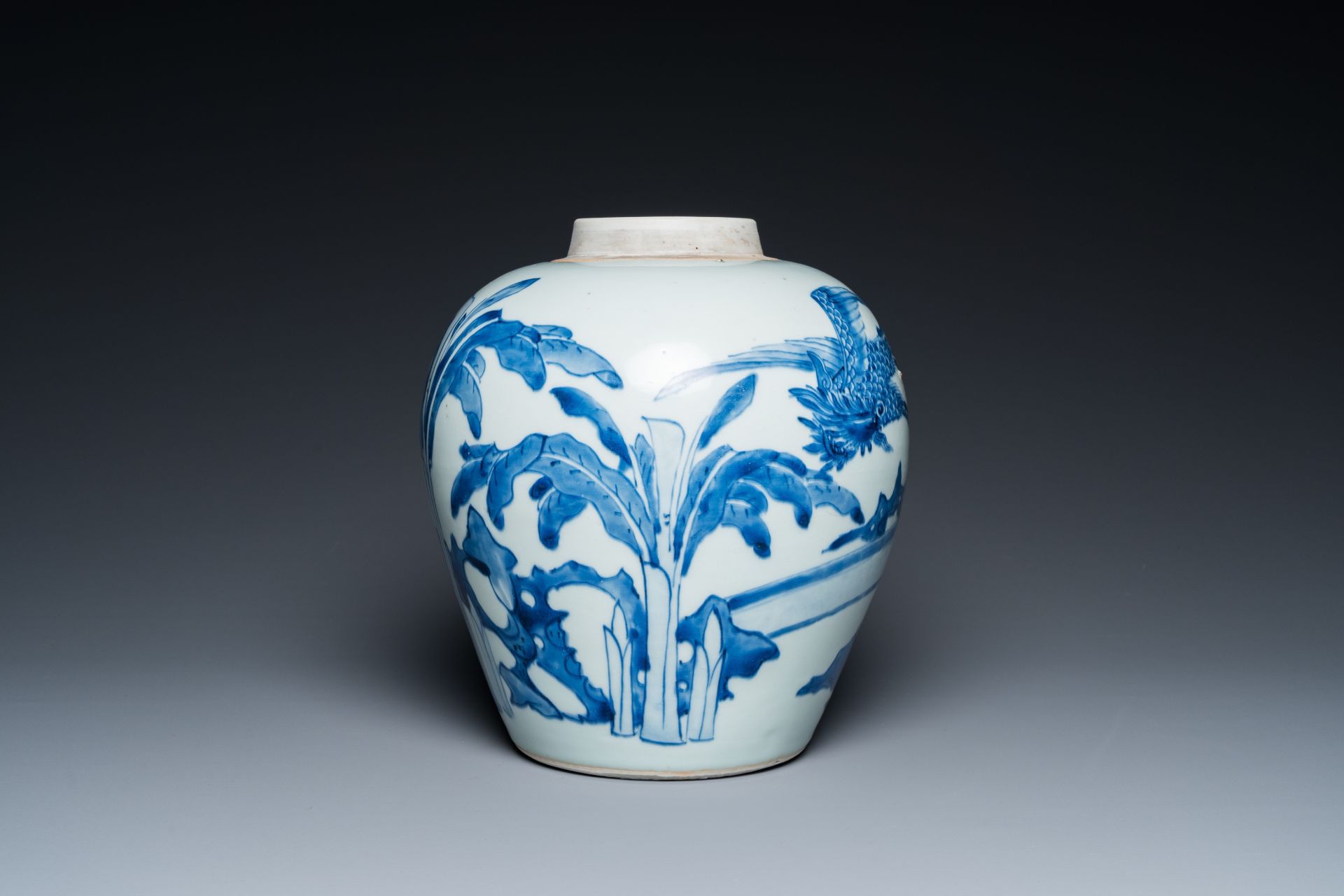 A Chinese blue and white 'qilin' jar, Shunzhi - Bild 4 aus 23