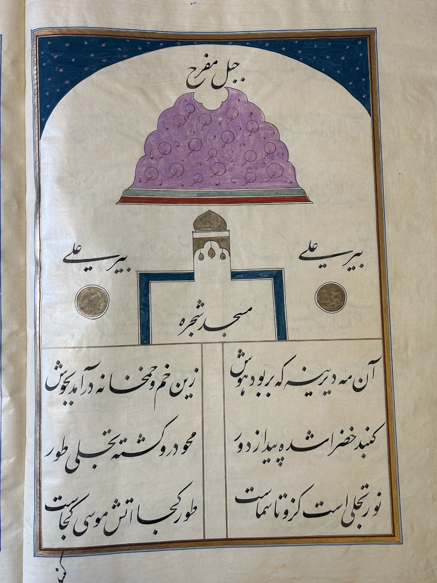 Muhyi al-Din al-Lari (d. 1526): Kitab Futuh Al-Haramayn, luxurious manuscript in large format in lea - Image 36 of 39