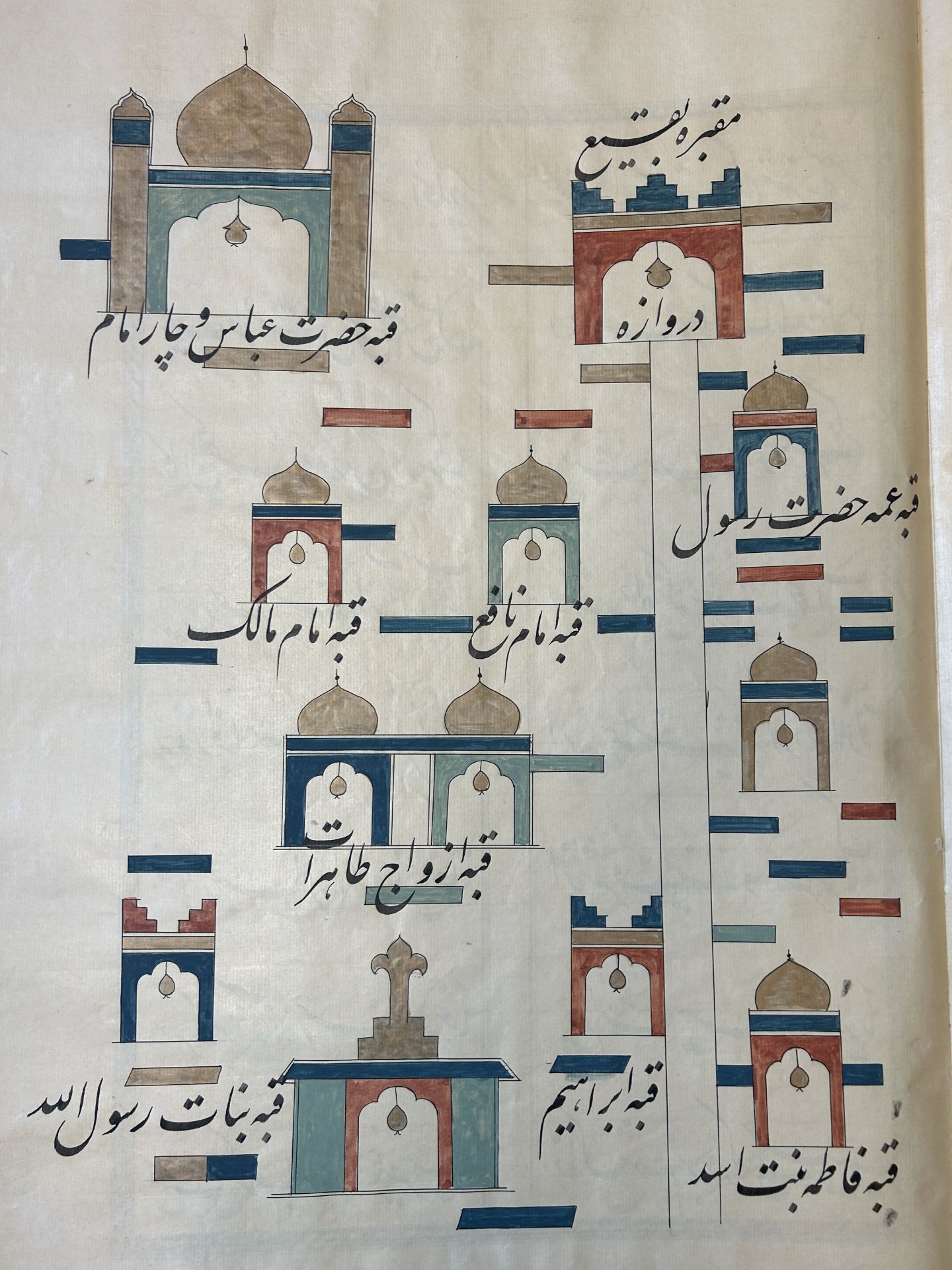 Muhyi al-Din al-Lari (d. 1526): Kitab Futuh Al-Haramayn, luxurious manuscript in large format in lea - Image 35 of 39