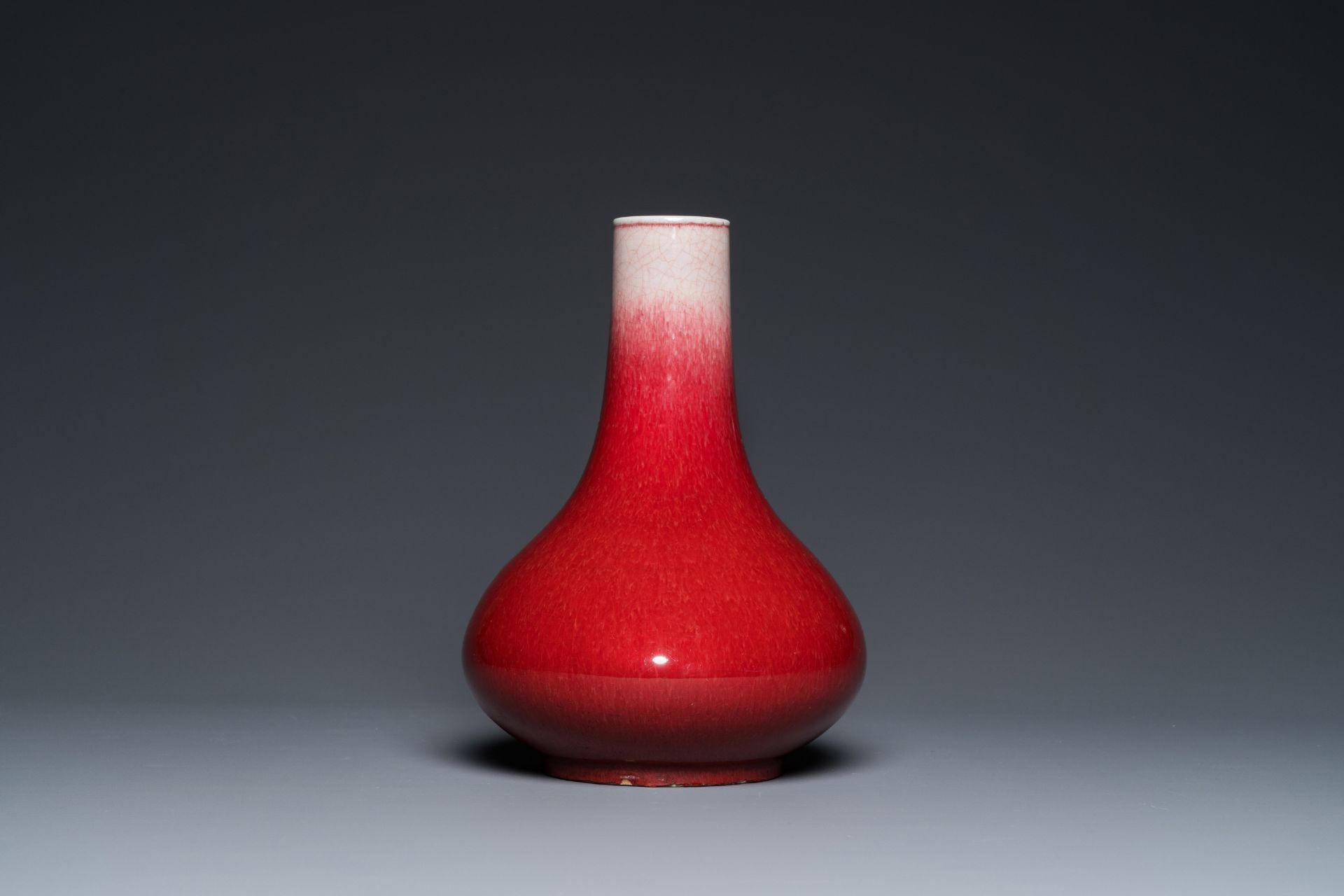 A Chinese langyao bottle vase, 18/19th C. - Image 2 of 6