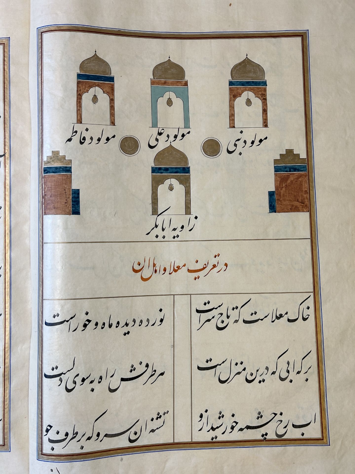 Muhyi al-Din al-Lari (d. 1526): Kitab Futuh Al-Haramayn, luxurious manuscript in large format in lea - Image 25 of 39