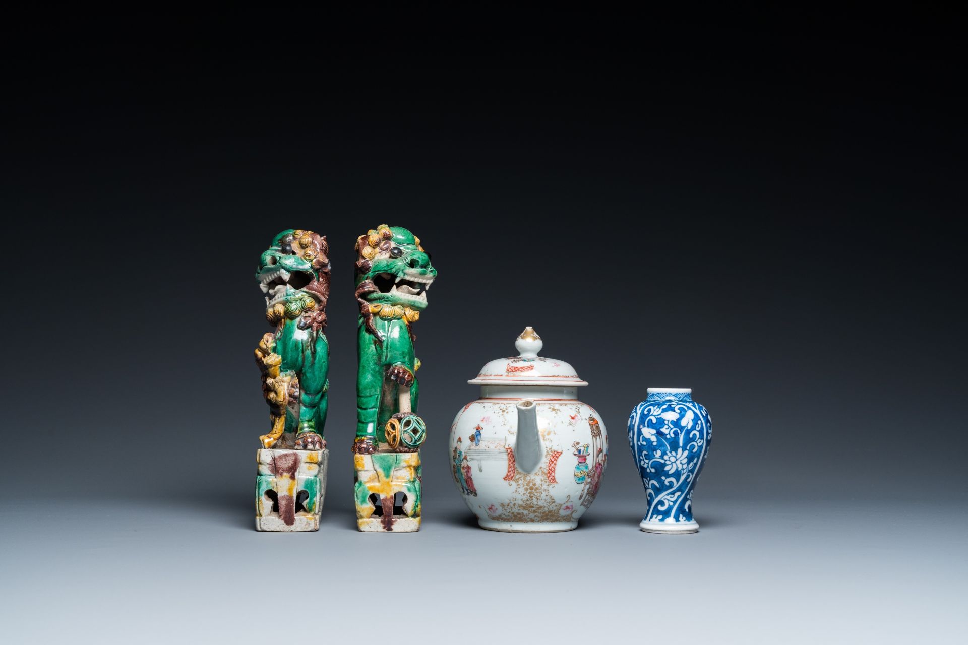 A varied collection of Chinese porcelain, Kangxi/Qianlong - Bild 6 aus 11