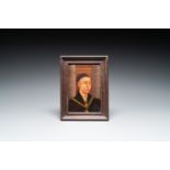 French school: Portrait of Philip the Good, oil on panel, 19th C. or earlier