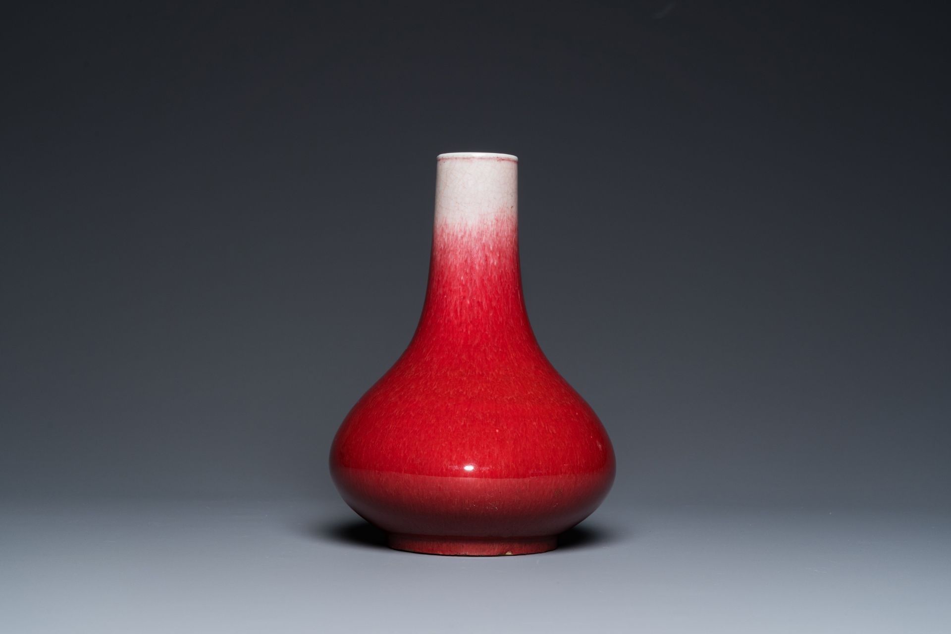 A Chinese langyao bottle vase, 18/19th C. - Image 4 of 6