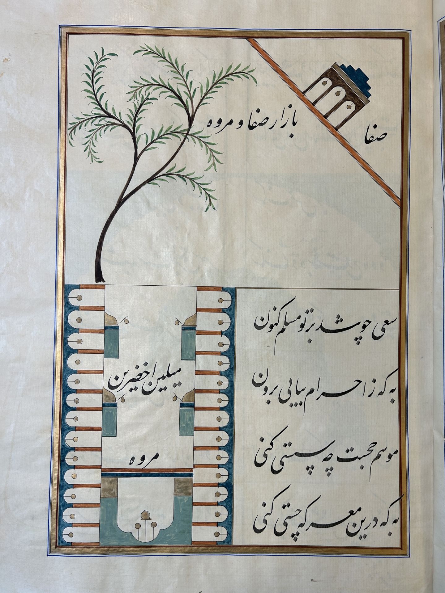 Muhyi al-Din al-Lari (d. 1526): Kitab Futuh Al-Haramayn, luxurious manuscript in large format in lea - Image 27 of 39