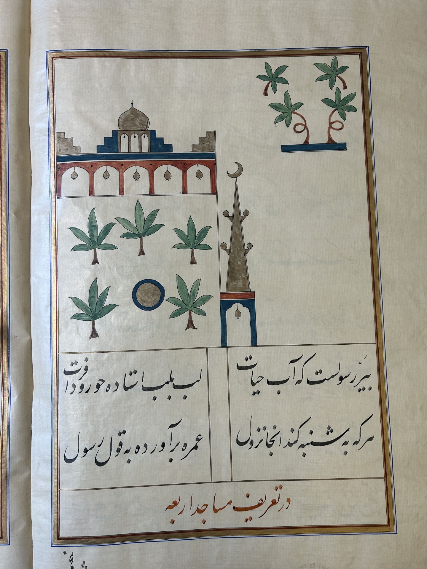 Muhyi al-Din al-Lari (d. 1526): Kitab Futuh Al-Haramayn, luxurious manuscript in large format in lea - Image 34 of 39