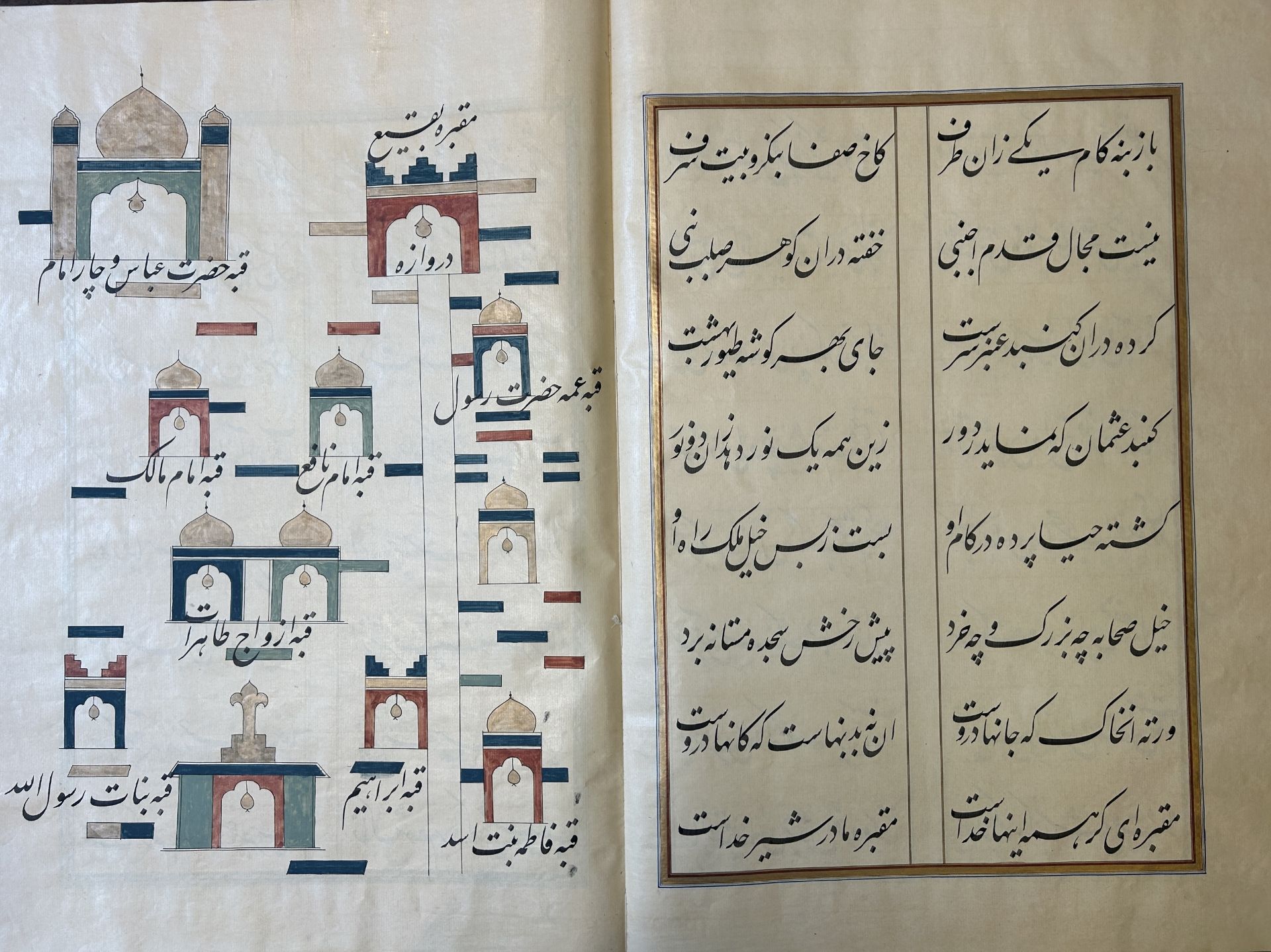 Muhyi al-Din al-Lari (d. 1526): Kitab Futuh Al-Haramayn, luxurious manuscript in large format in lea - Image 14 of 39