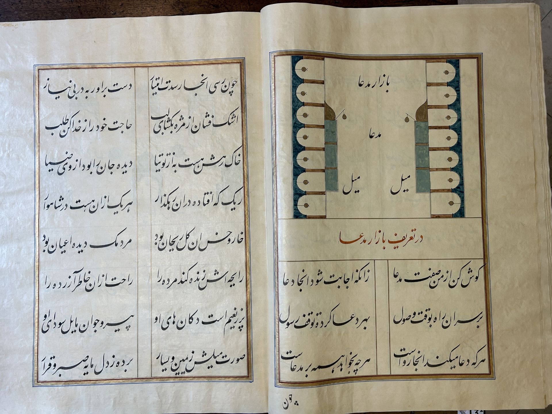 Muhyi al-Din al-Lari (d. 1526): Kitab Futuh Al-Haramayn, luxurious manuscript in large format in lea - Image 37 of 39