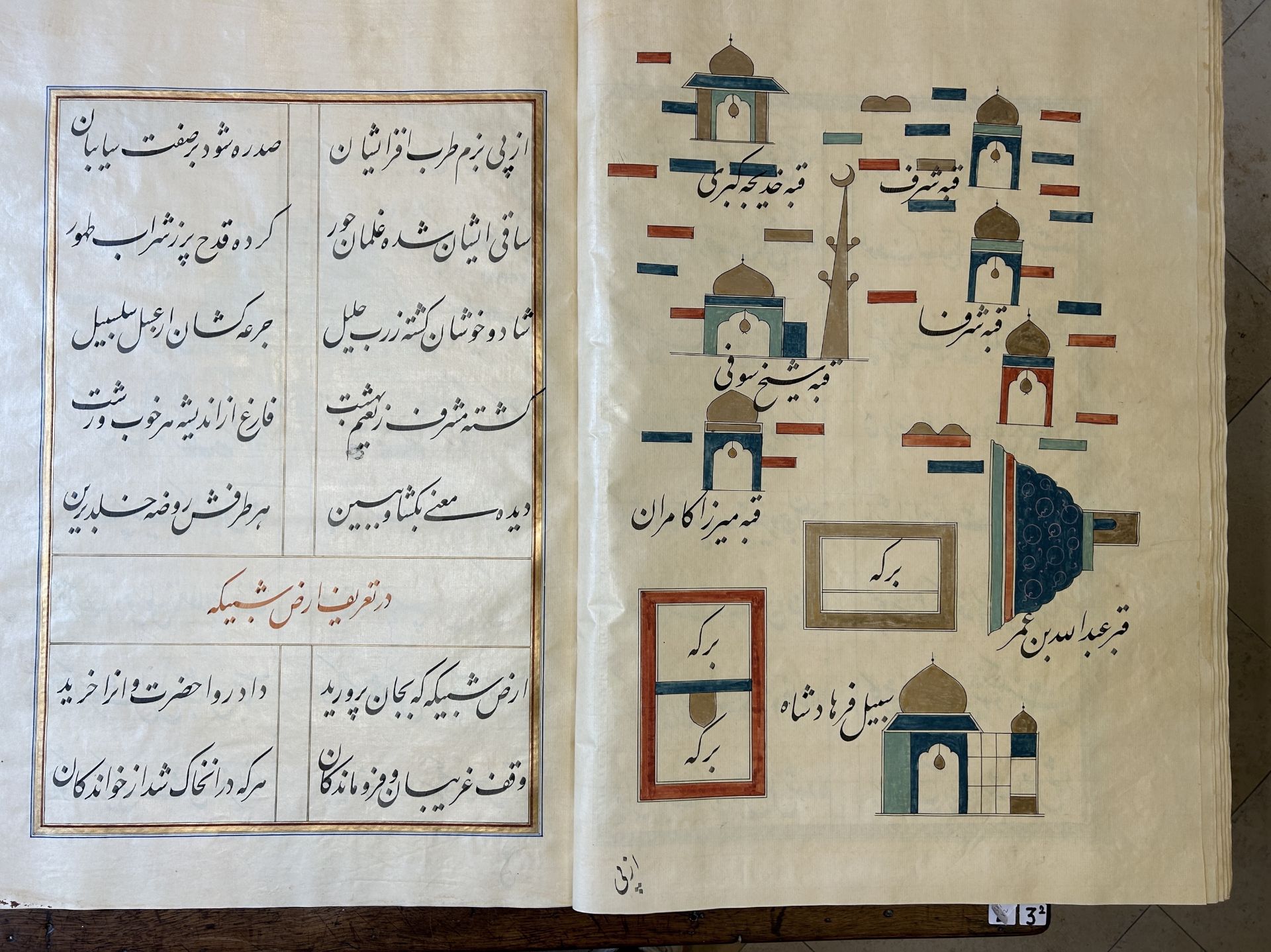 Muhyi al-Din al-Lari (d. 1526): Kitab Futuh Al-Haramayn, luxurious manuscript in large format in lea - Image 23 of 39