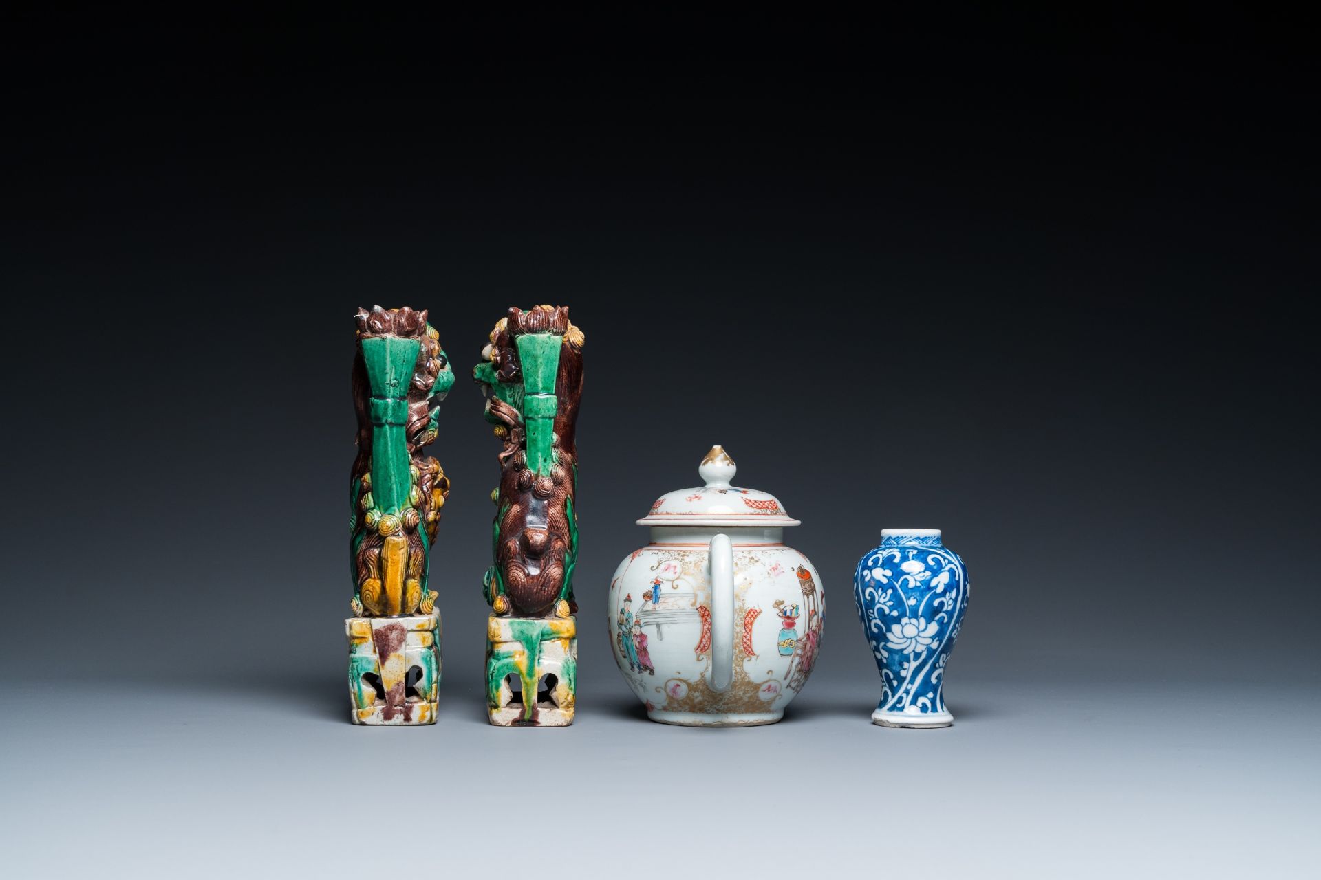 A varied collection of Chinese porcelain, Kangxi/Qianlong - Bild 7 aus 11